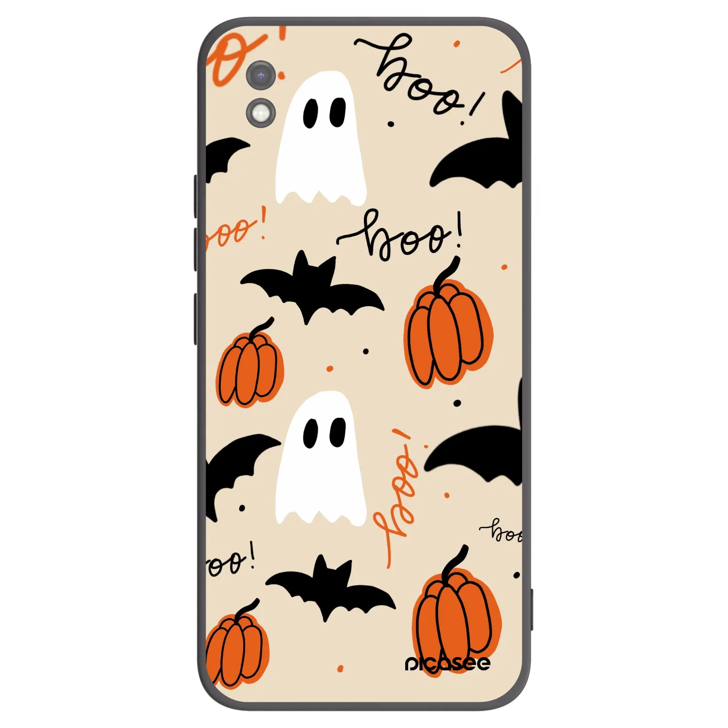 Picasee silikonový černý obal pro Xiaomi Redmi 9AT - Halloween 26
