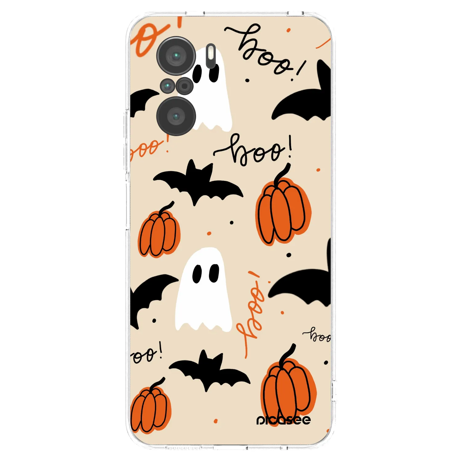 Picasee silikonový průhledný obal pro Xiaomi Poco F3 - Halloween 26