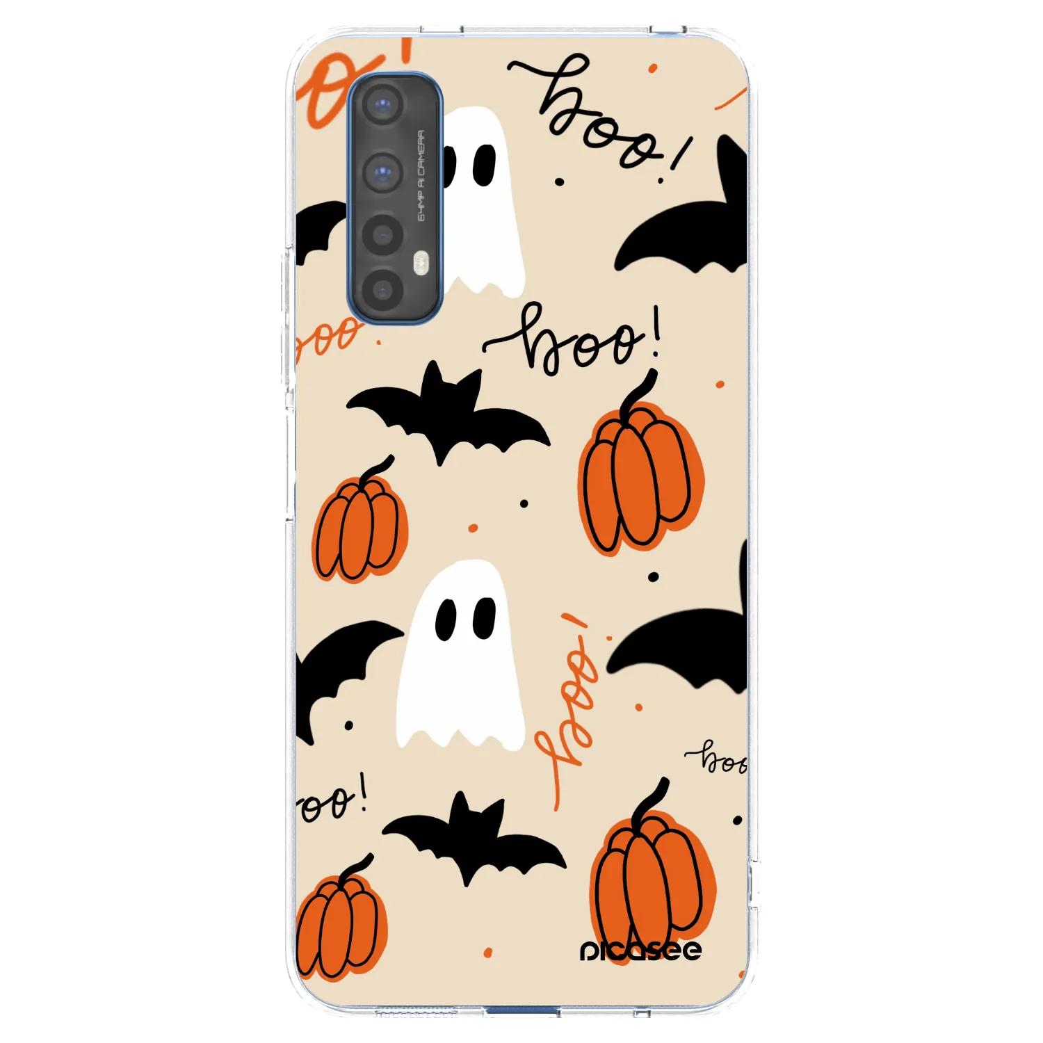 Picasee silikonový průhledný obal pro Realme 7 - Halloween 26