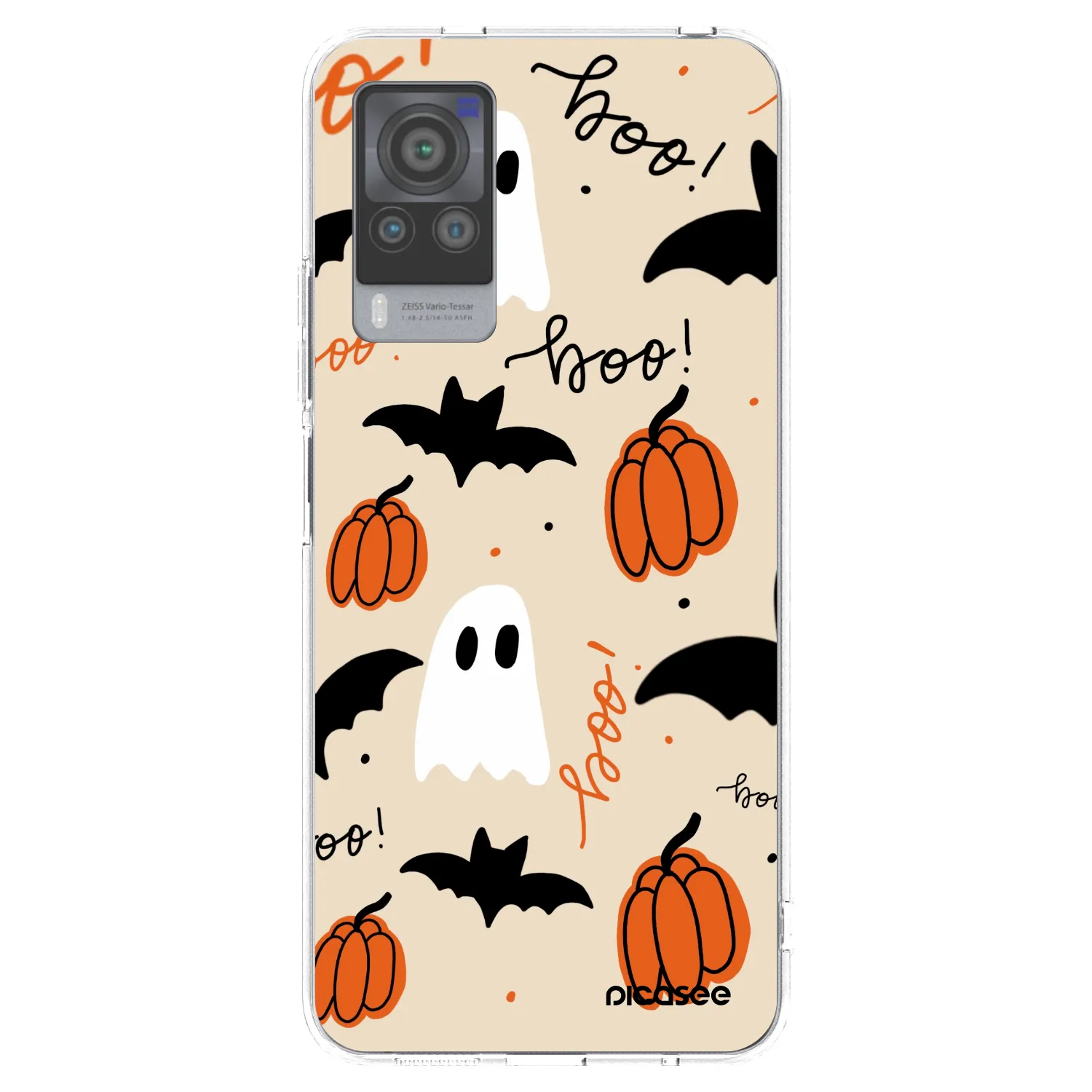 Picasee silikonový průhledný obal pro Vivo X60 Pro 5G - Halloween 26