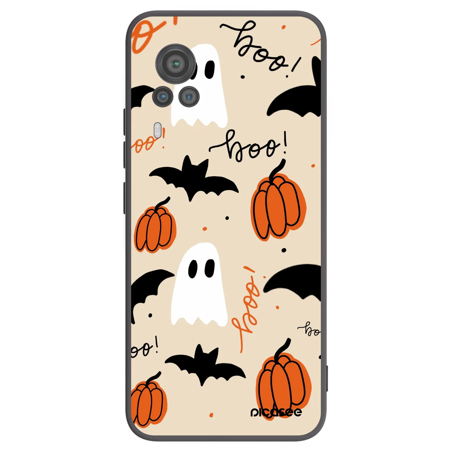 Picasee silikonový černý obal pro Vivo X60 Pro 5G - Halloween 26