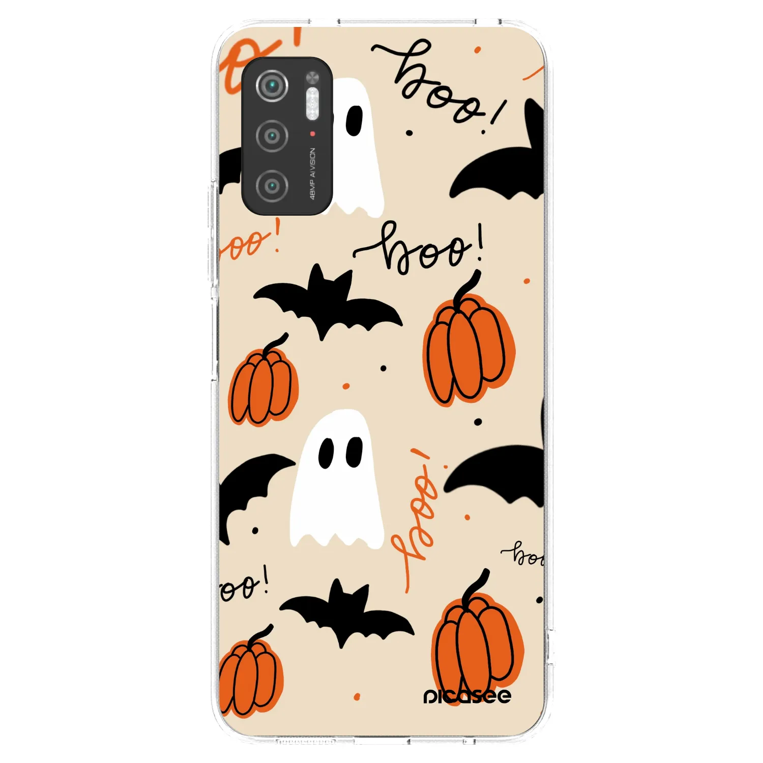 Picasee silikonový průhledný obal pro Xiaomi Poco M3 Pro 5G - Halloween 26