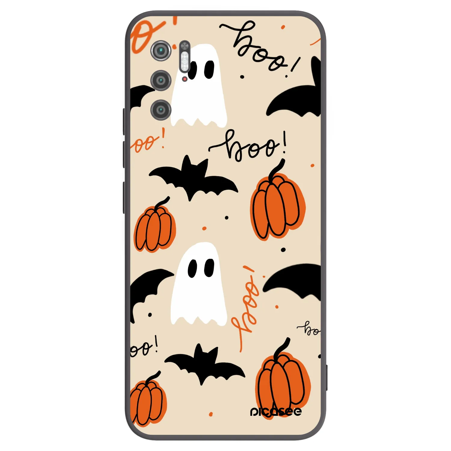 Picasee silikonový černý obal pro Xiaomi Poco M3 Pro 5G - Halloween 26