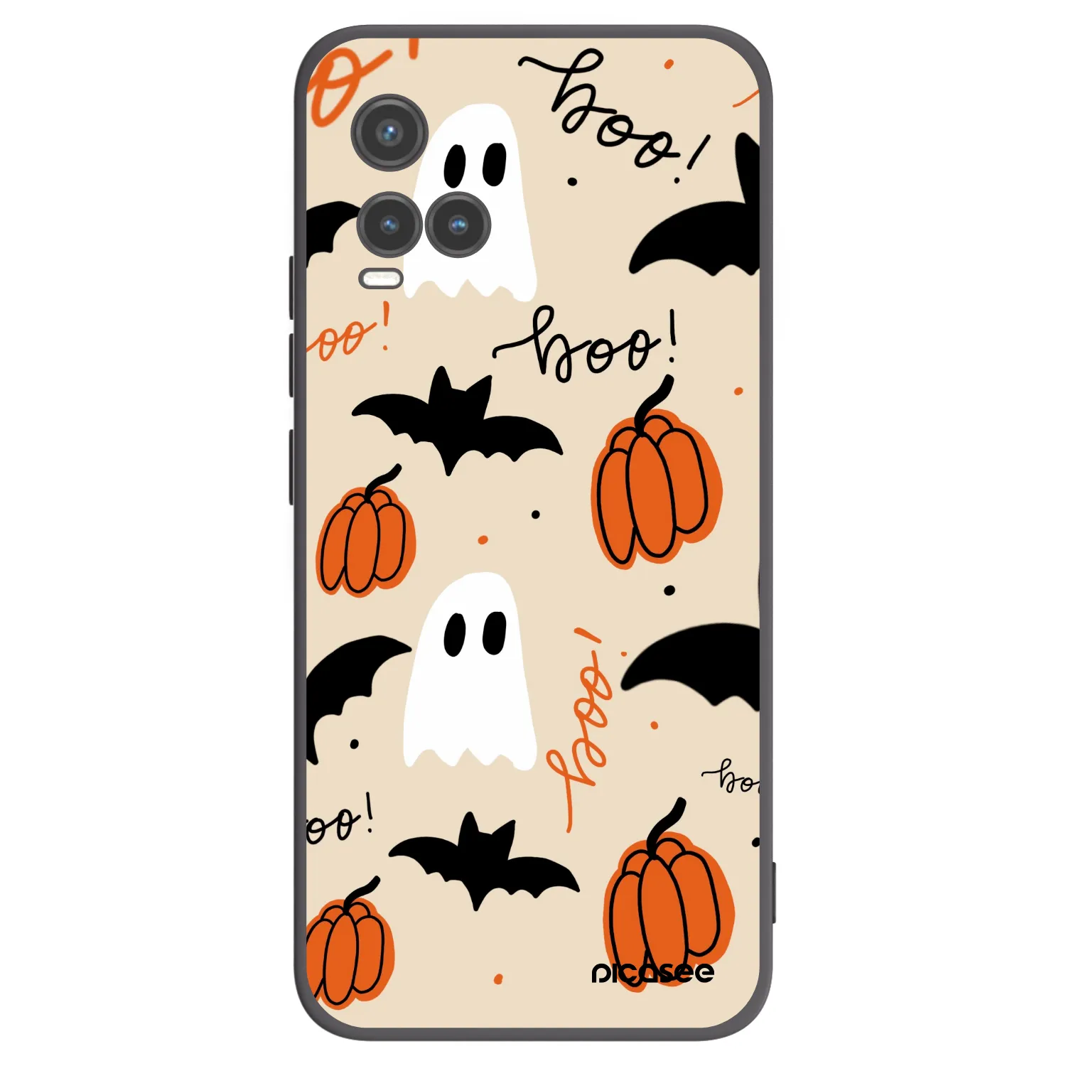 Picasee silikonový černý obal pro Vivo Y33s - Halloween 26