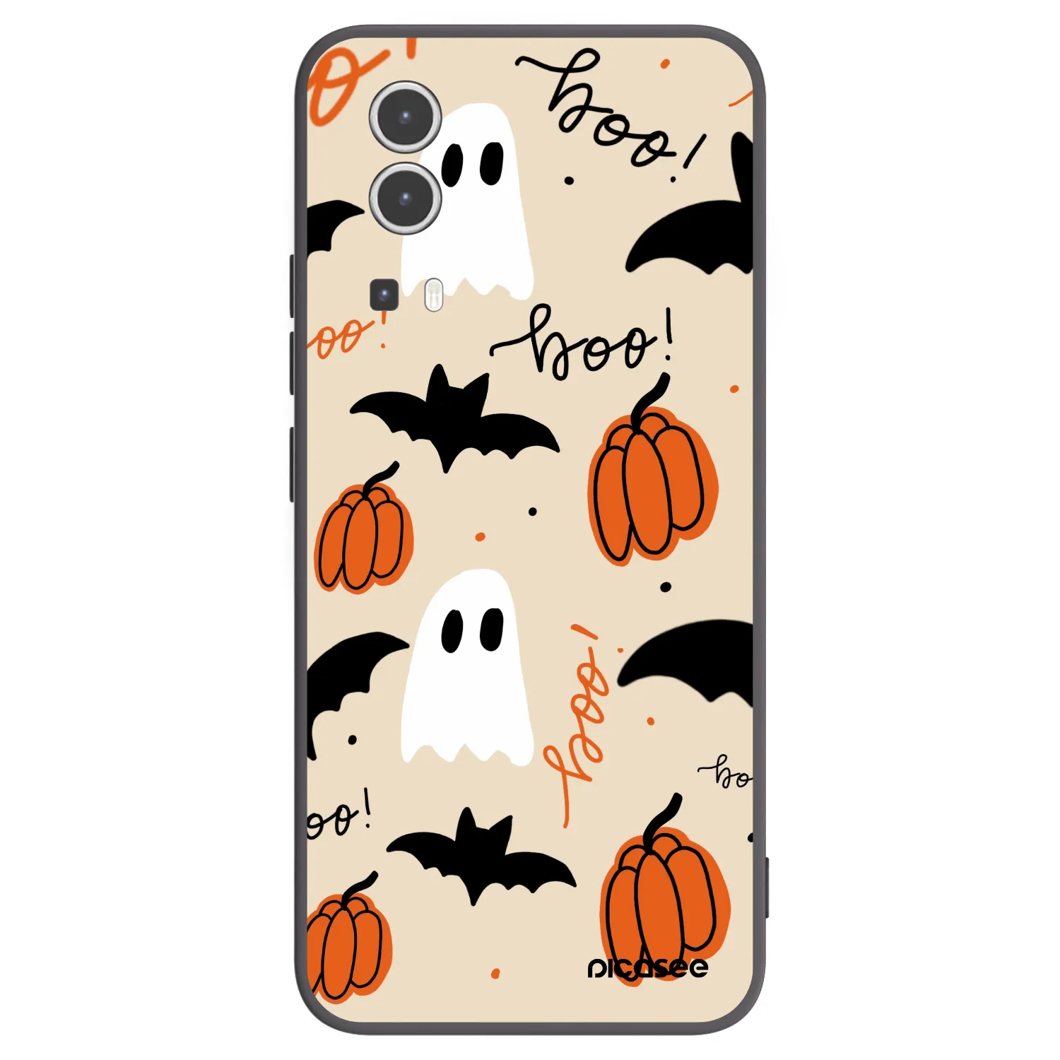 Picasee silikonový černý obal pro Vivo Y72 5G - Halloween 26