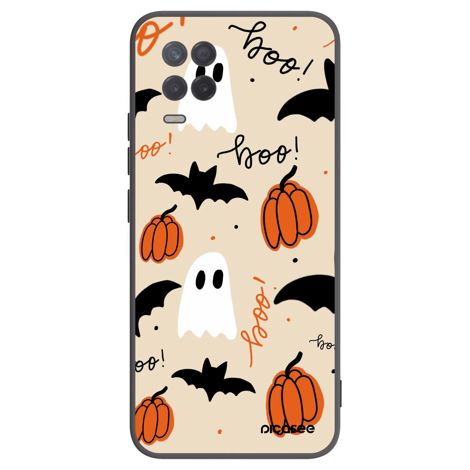Picasee silikonový černý obal pro Realme 8 5G - Halloween 26