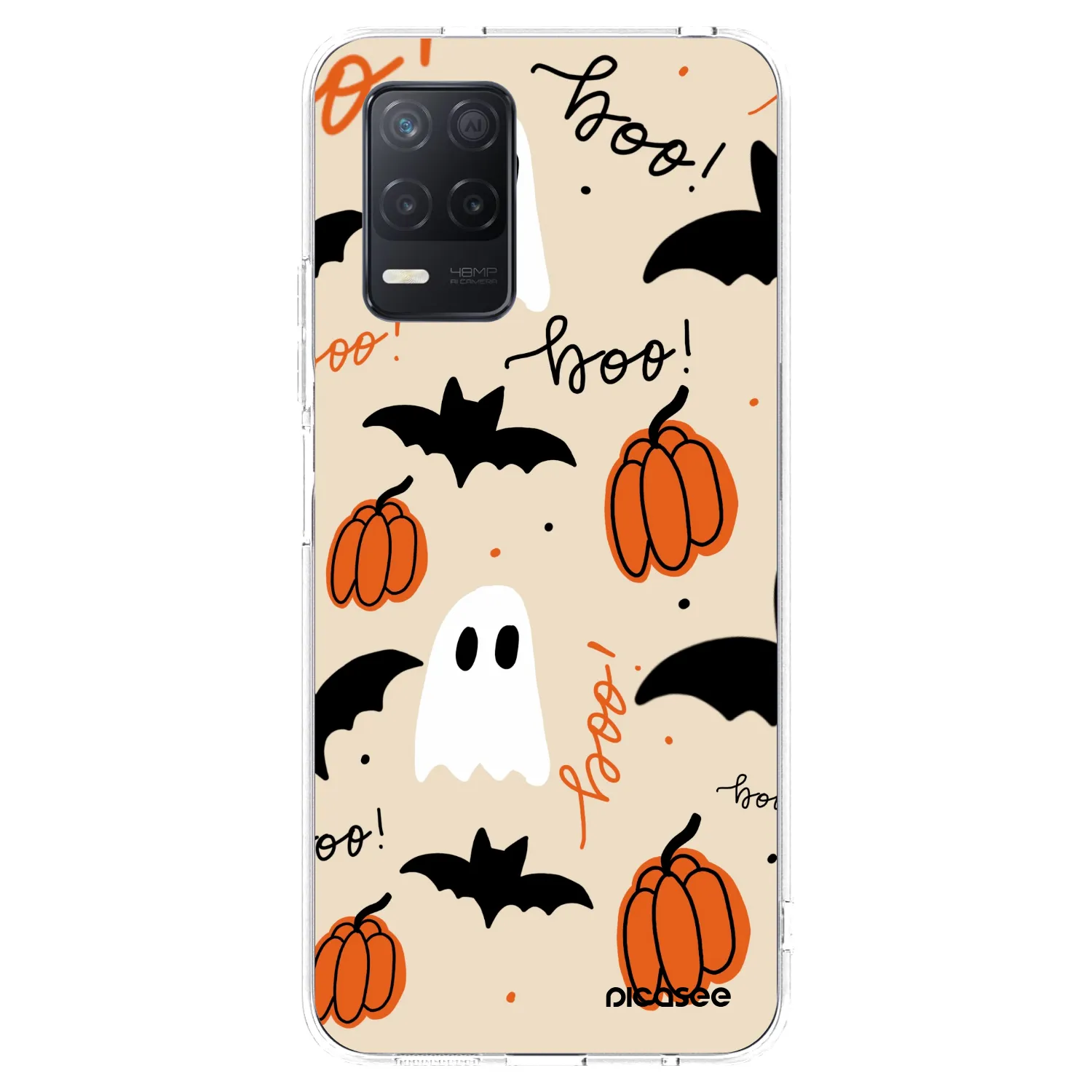 Picasee silikonový průhledný obal pro Realme 8 5G - Halloween 26