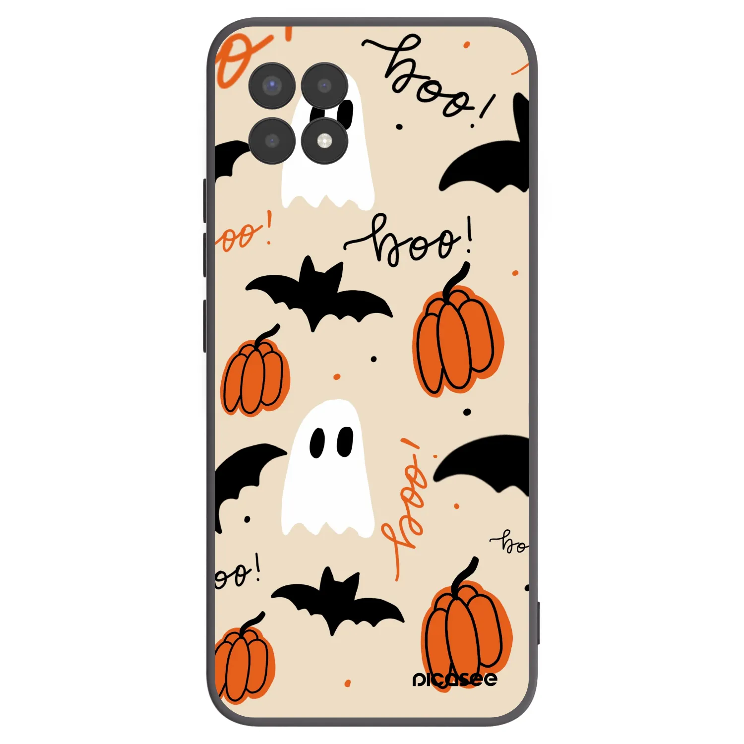 Picasee silikonový černý obal pro Realme 8i - Halloween 26