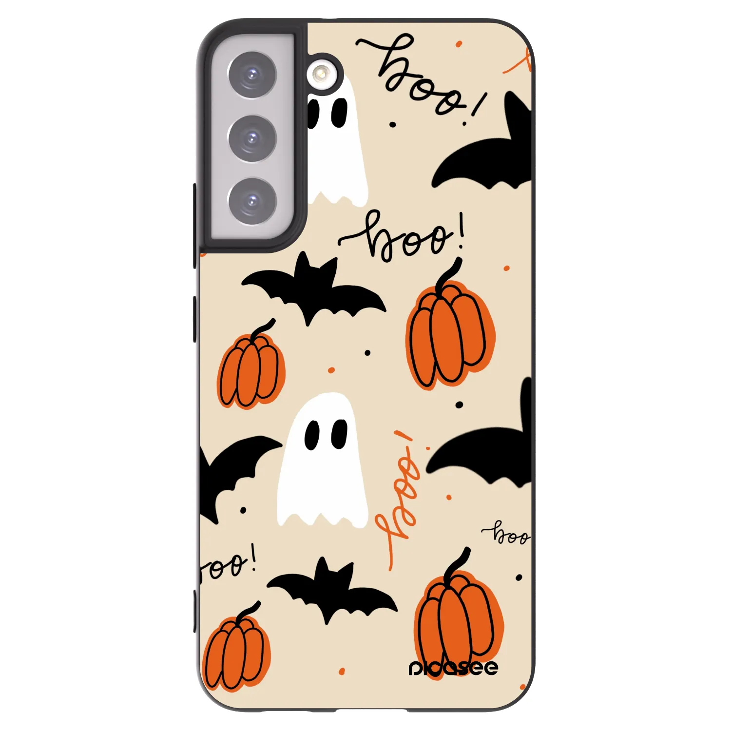 Picasee silikonový černý obal pro Samsung Galaxy S22+ 5G - Halloween 26