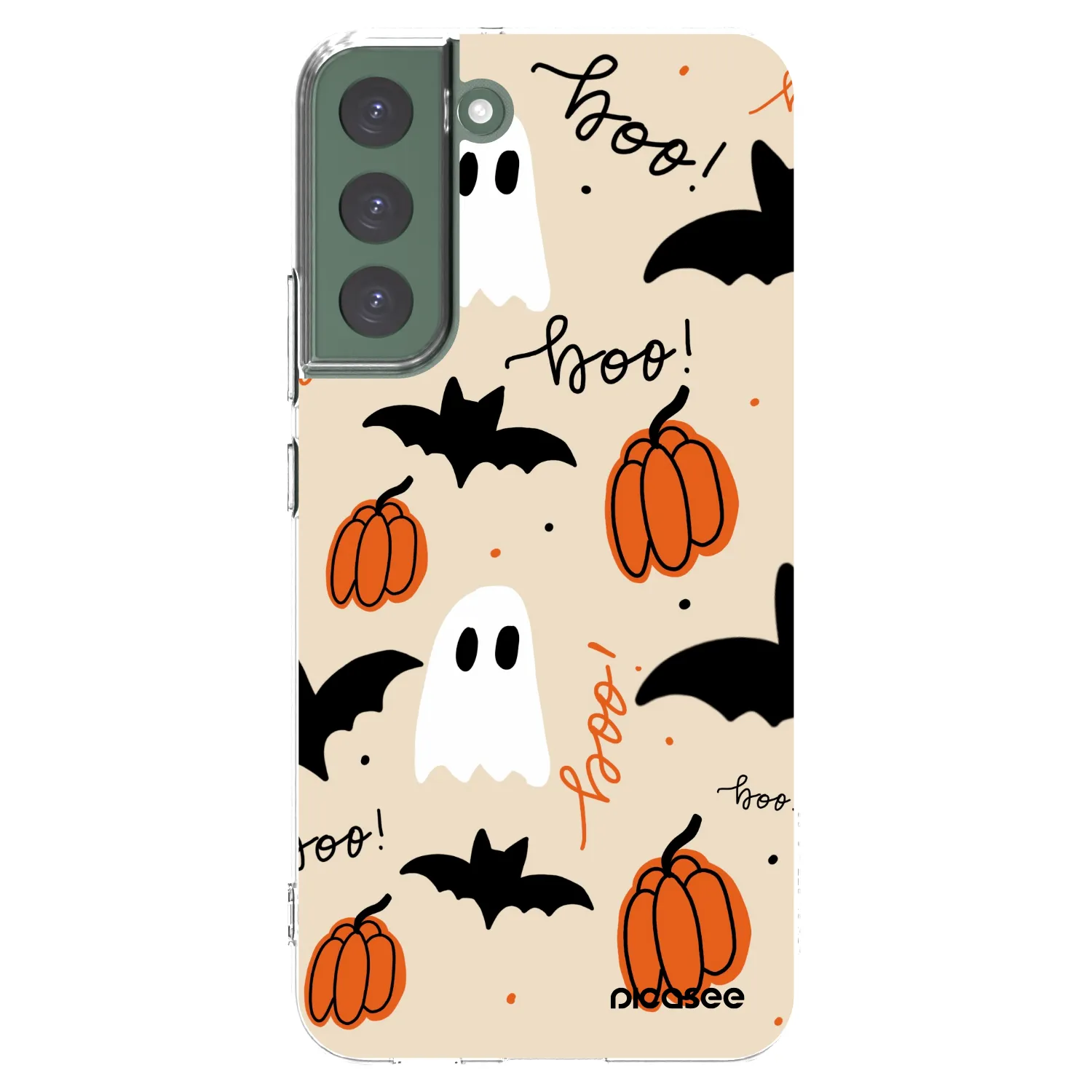 Picasee silikonový průhledný obal pro Samsung Galaxy S22+ 5G - Halloween 26