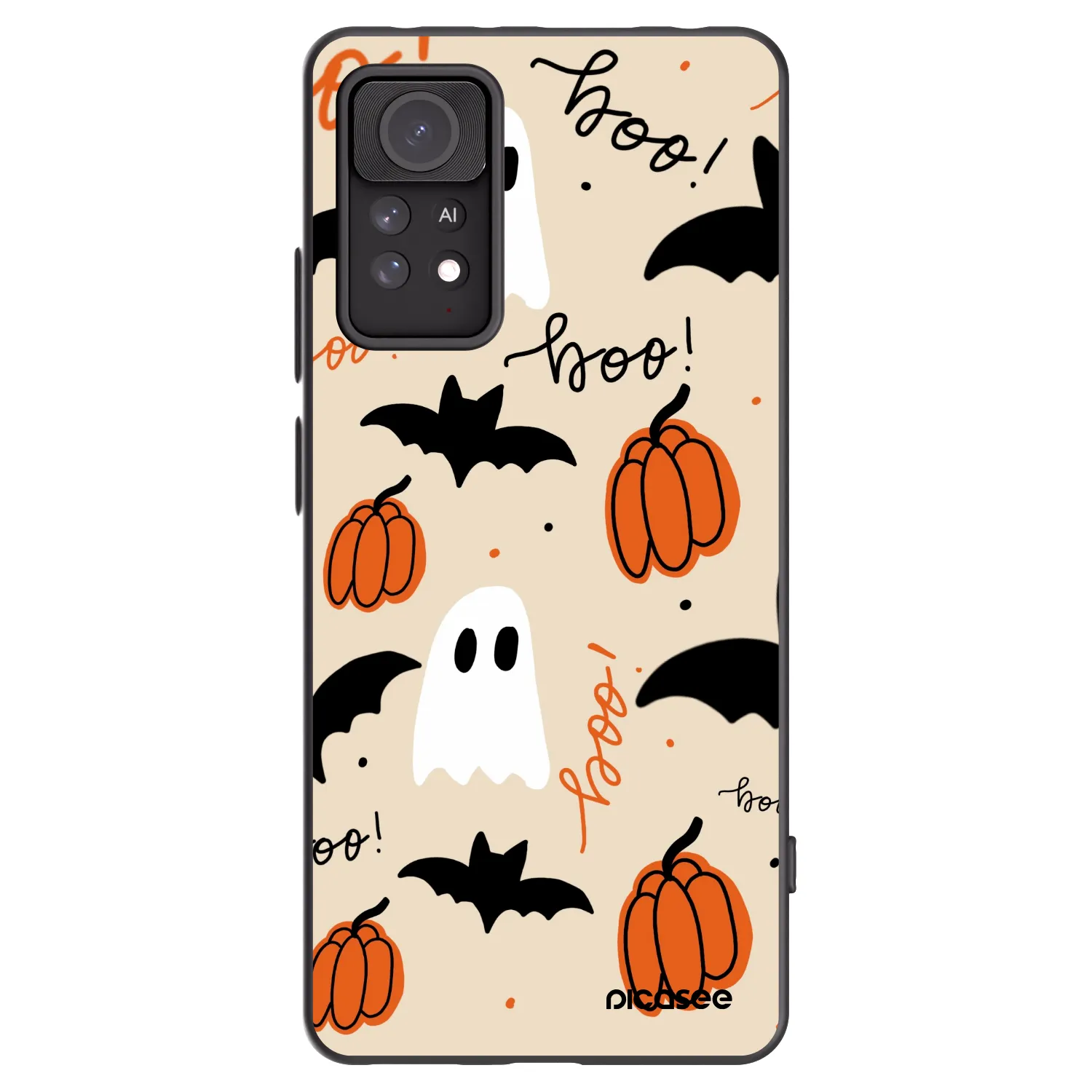 Picasee silikonový černý obal pro Xiaomi Redmi Note 11 Pro 5G - Halloween 26