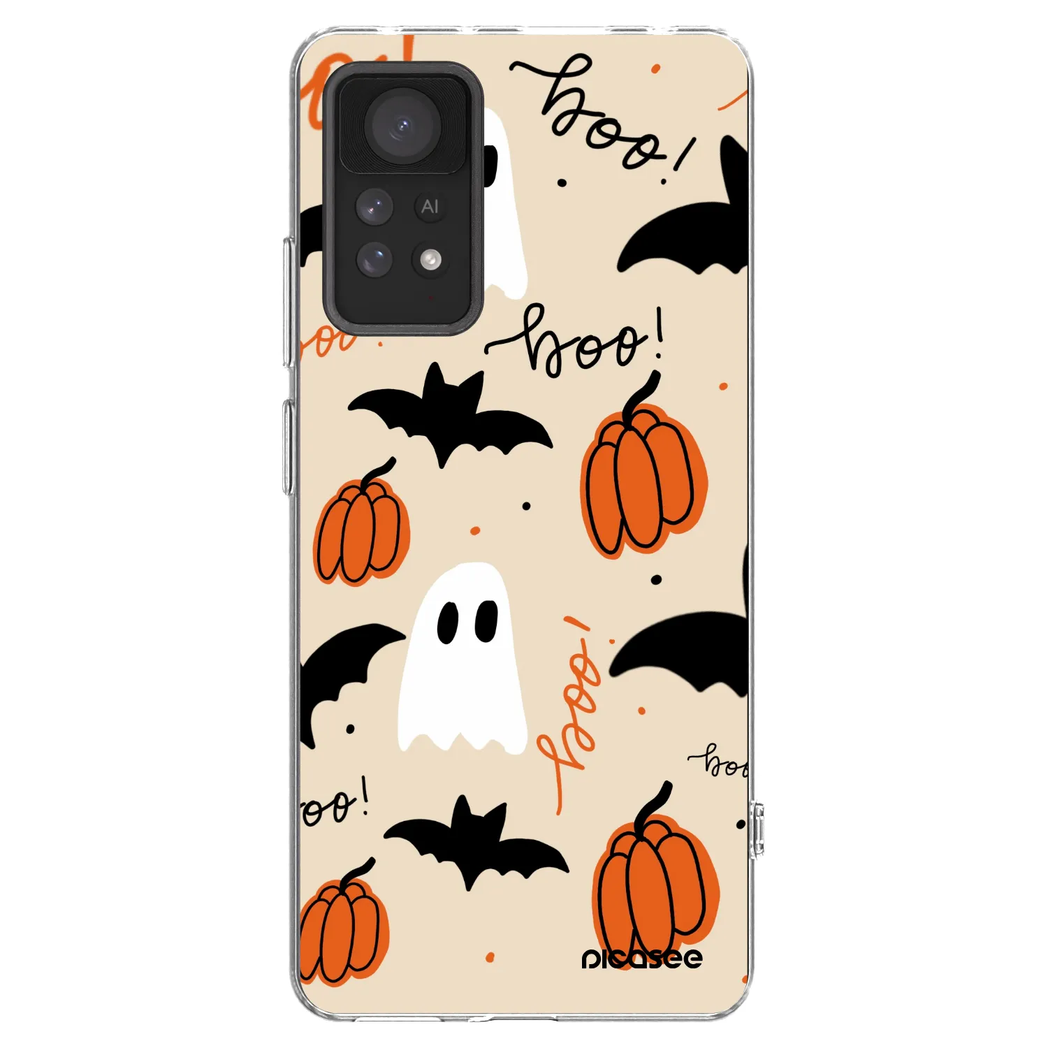 Picasee silikonový průhledný obal pro Xiaomi Redmi Note 11 Pro 5G - Halloween 26