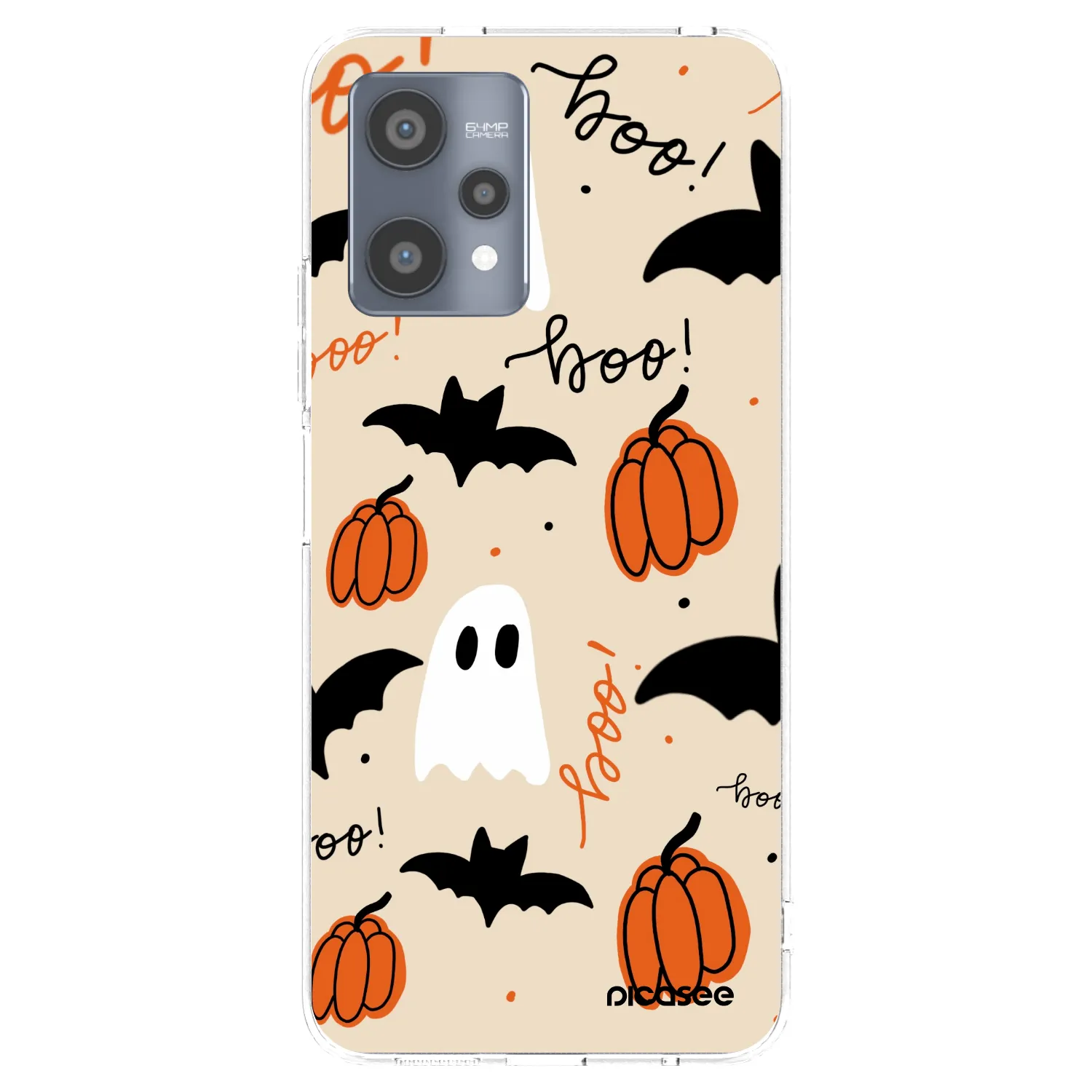 Picasee silikonový průhledný obal pro Realme 9 Pro 5G - Halloween 26