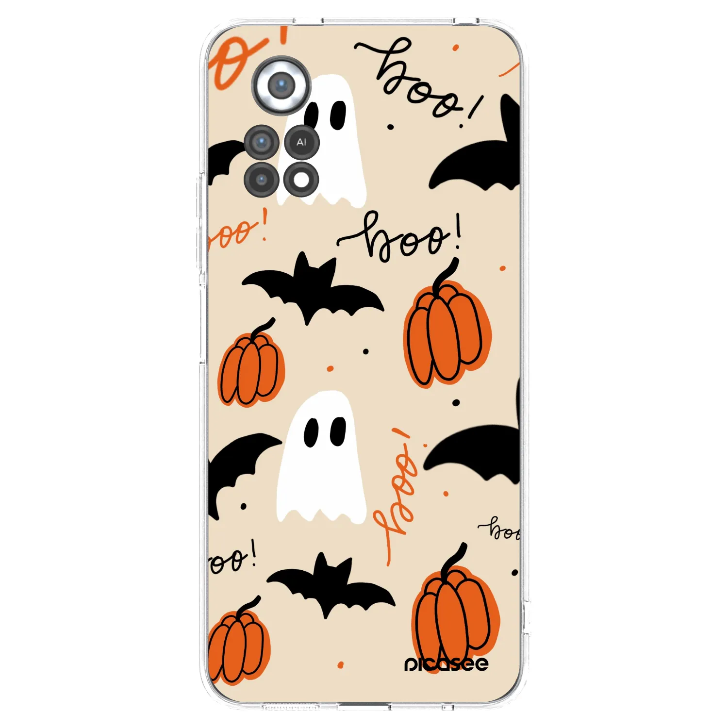 Picasee silikonový průhledný obal pro Xiaomi Poco X4 Pro 5G - Halloween 26
