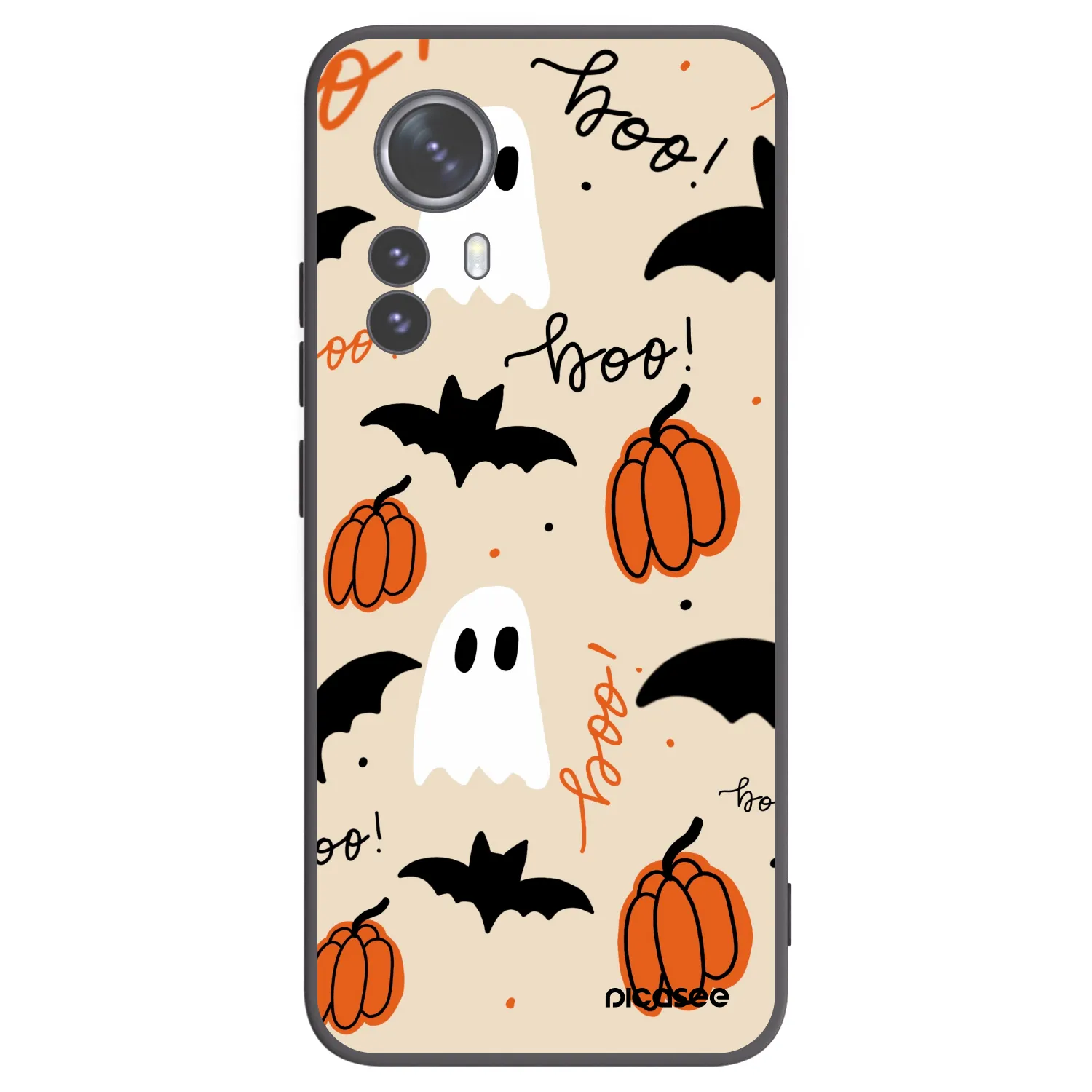 Picasee silikonový černý obal pro Xiaomi 12 Pro - Halloween 26