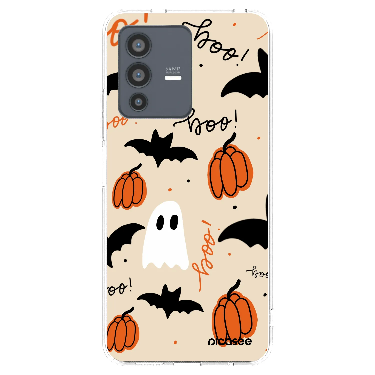 Picasee silikonový průhledný obal pro Vivo V23 5G - Halloween 26