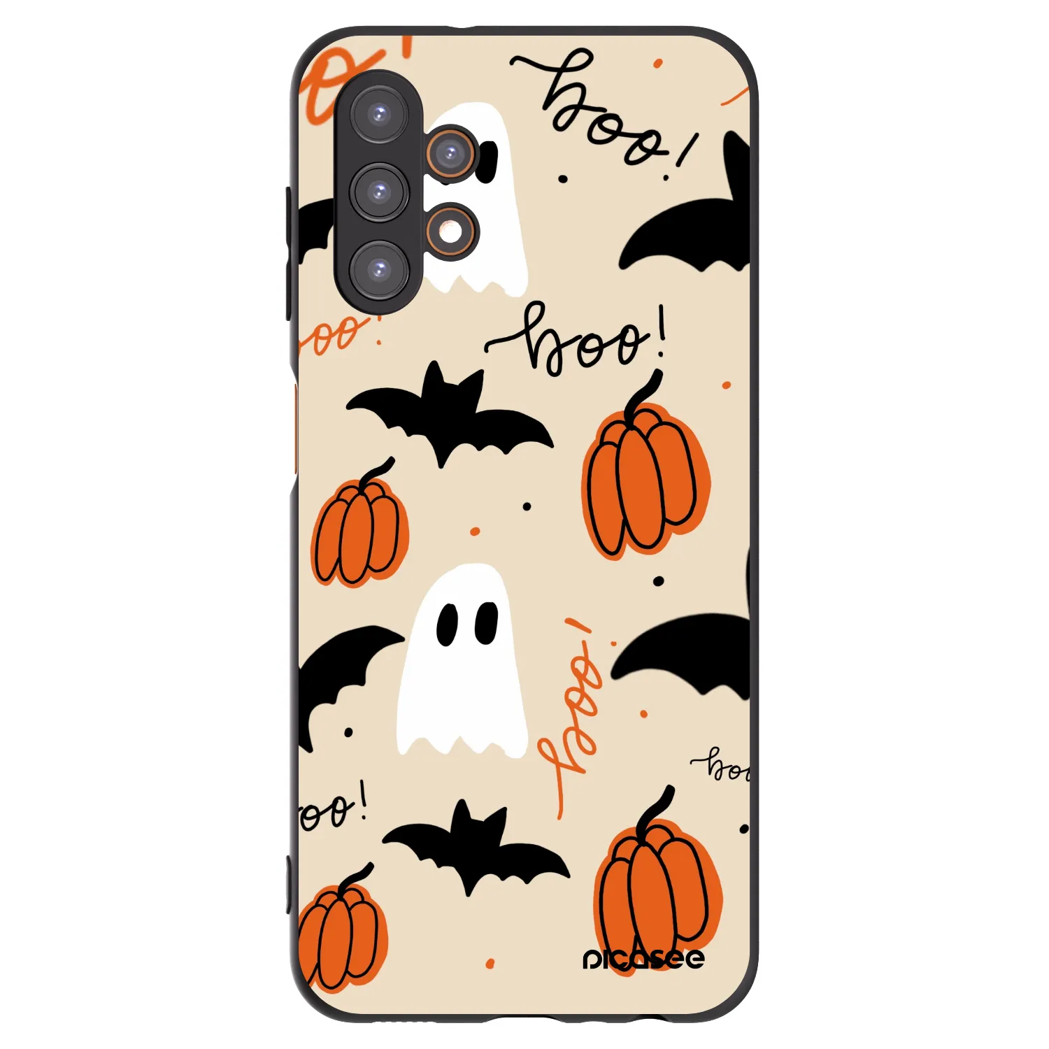 Picasee silikonový černý obal pro Samsung Galaxy A13 4G A135 - Halloween 26
