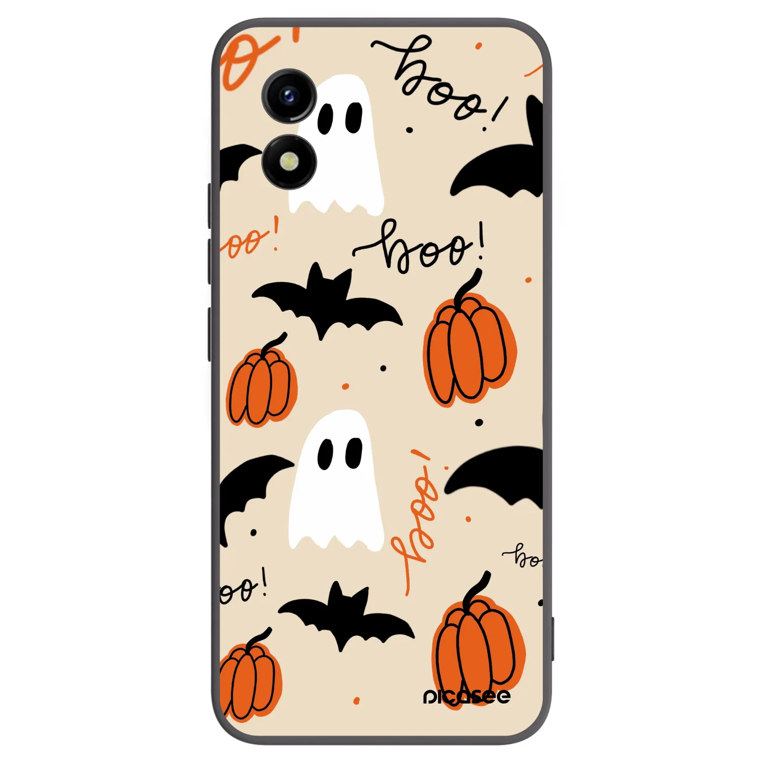 Picasee silikonový černý obal pro Vivo Y01 - Halloween 26