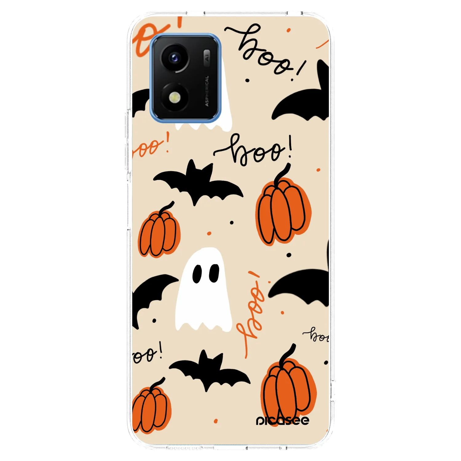 Picasee silikonový průhledný obal pro Vivo Y01 - Halloween 26