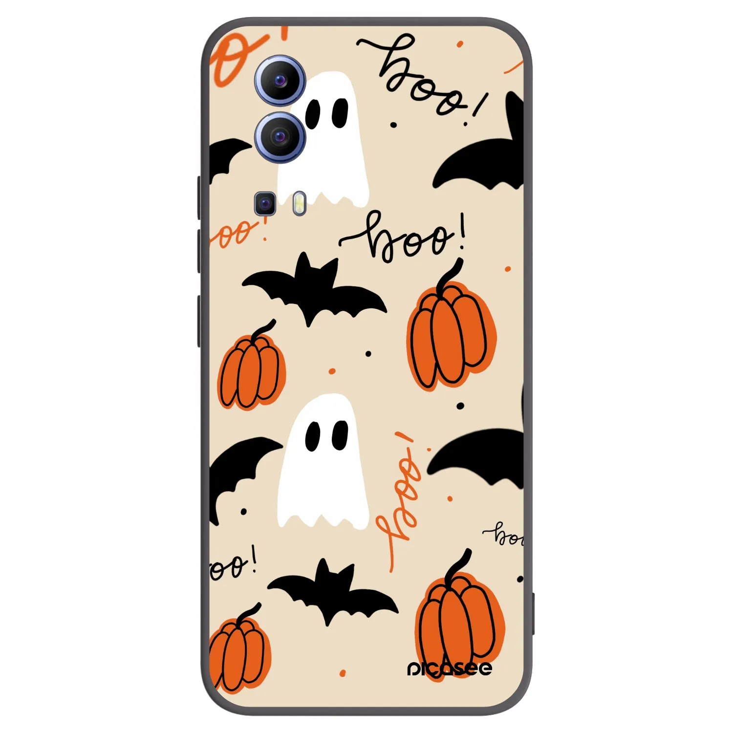 Picasee silikonový černý obal pro Vivo Y52 5G - Halloween 26