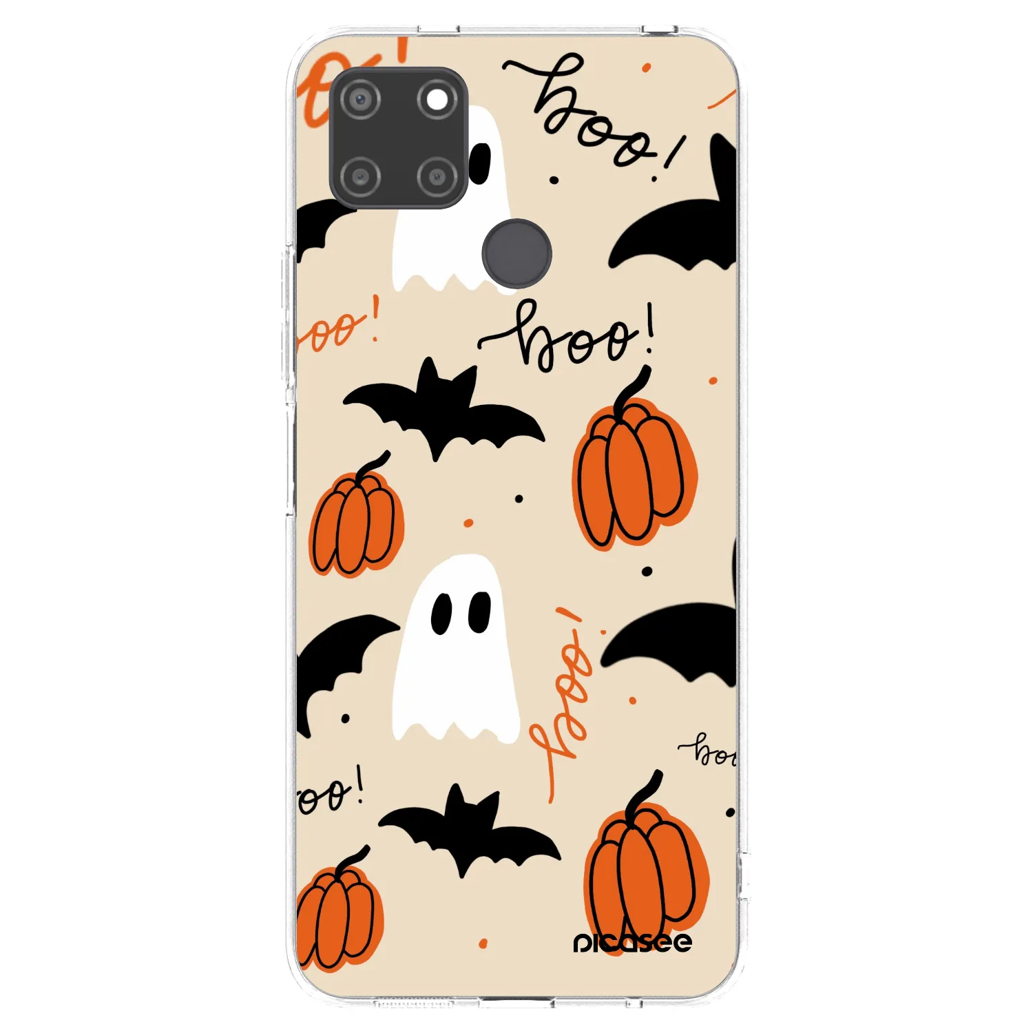 Picasee silikonový průhledný obal pro Realme C21Y - Halloween 26