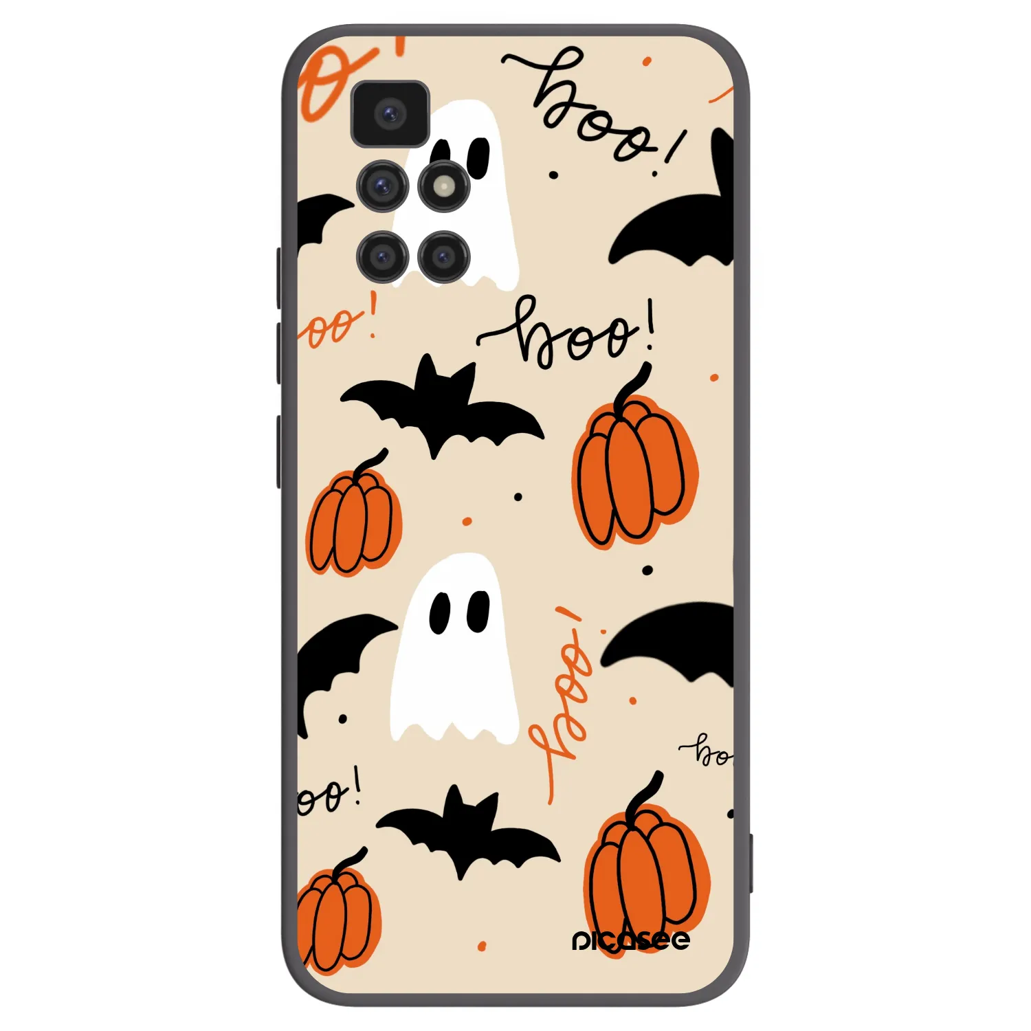 Picasee silikonový černý obal pro Xiaomi Redmi 10 (2022) - Halloween 26