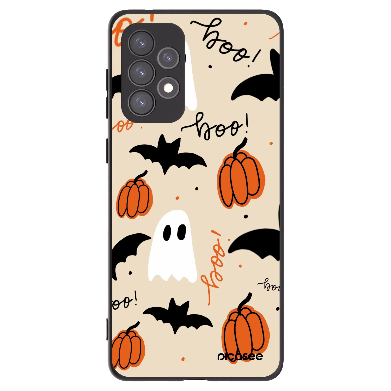 Picasee silikonový černý obal pro Samsung Galaxy A73 5G - Halloween 26