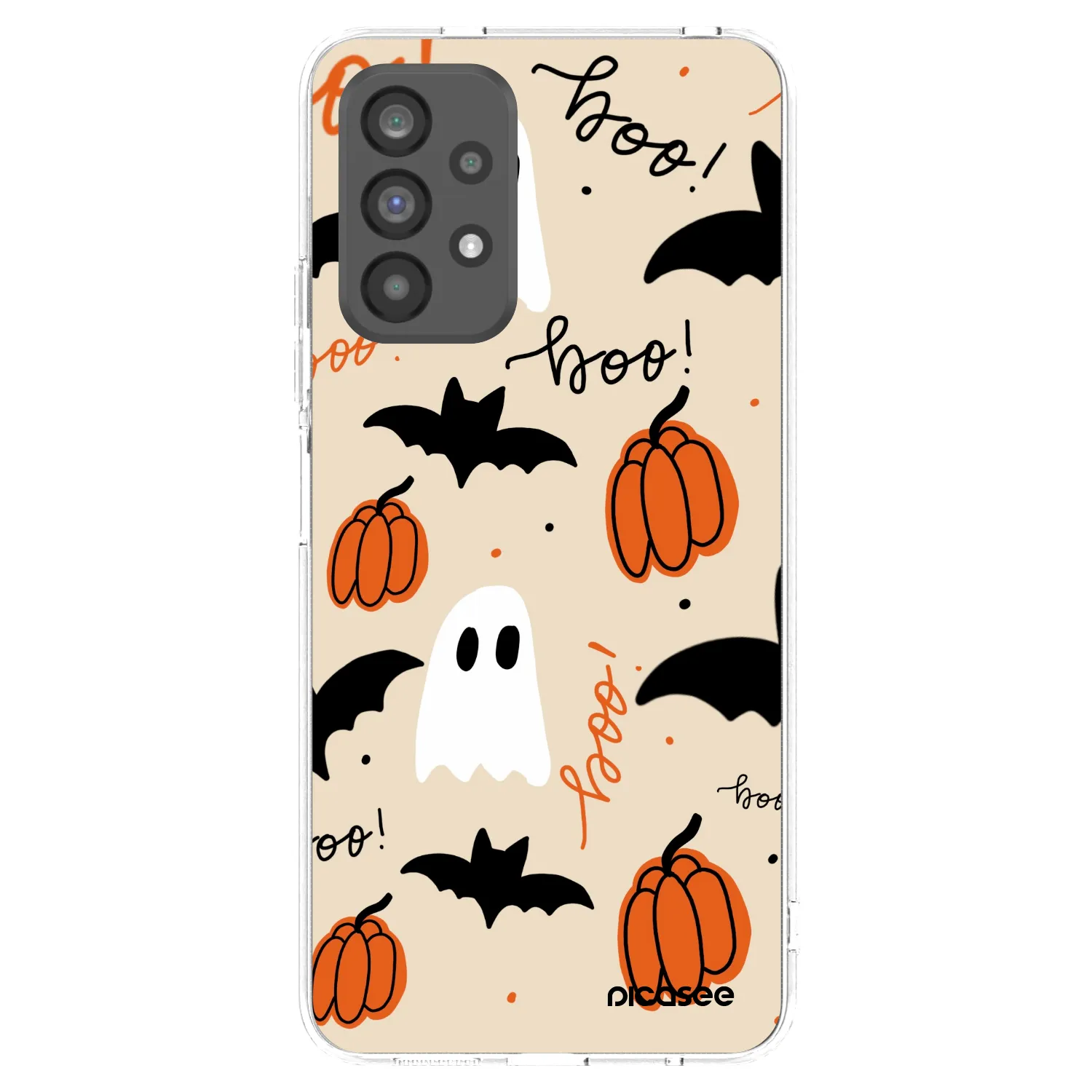 Picasee silikonový průhledný obal pro Samsung Galaxy A73 5G - Halloween 26