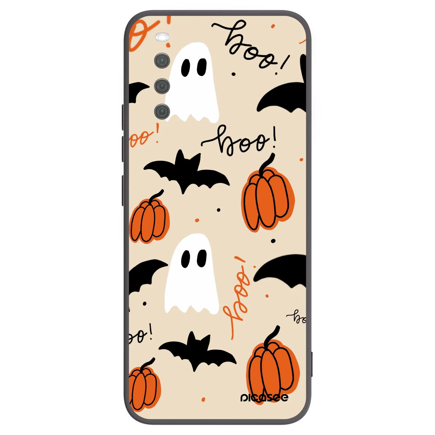 Picasee silikonový černý obal pro Sony Xperia 10 III - Halloween 26