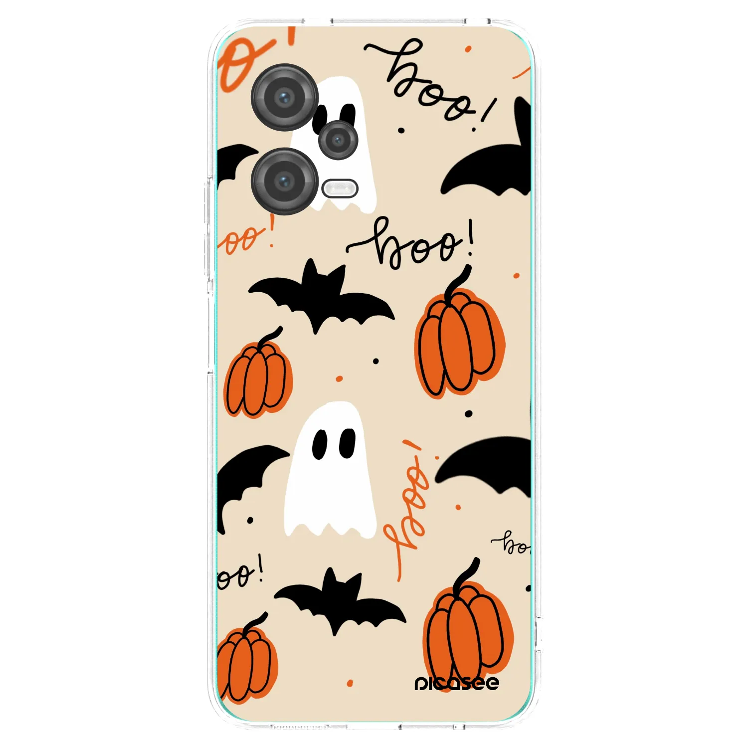 Picasee silikonový průhledný obal pro Xiaomi Poco X5 - Halloween 26