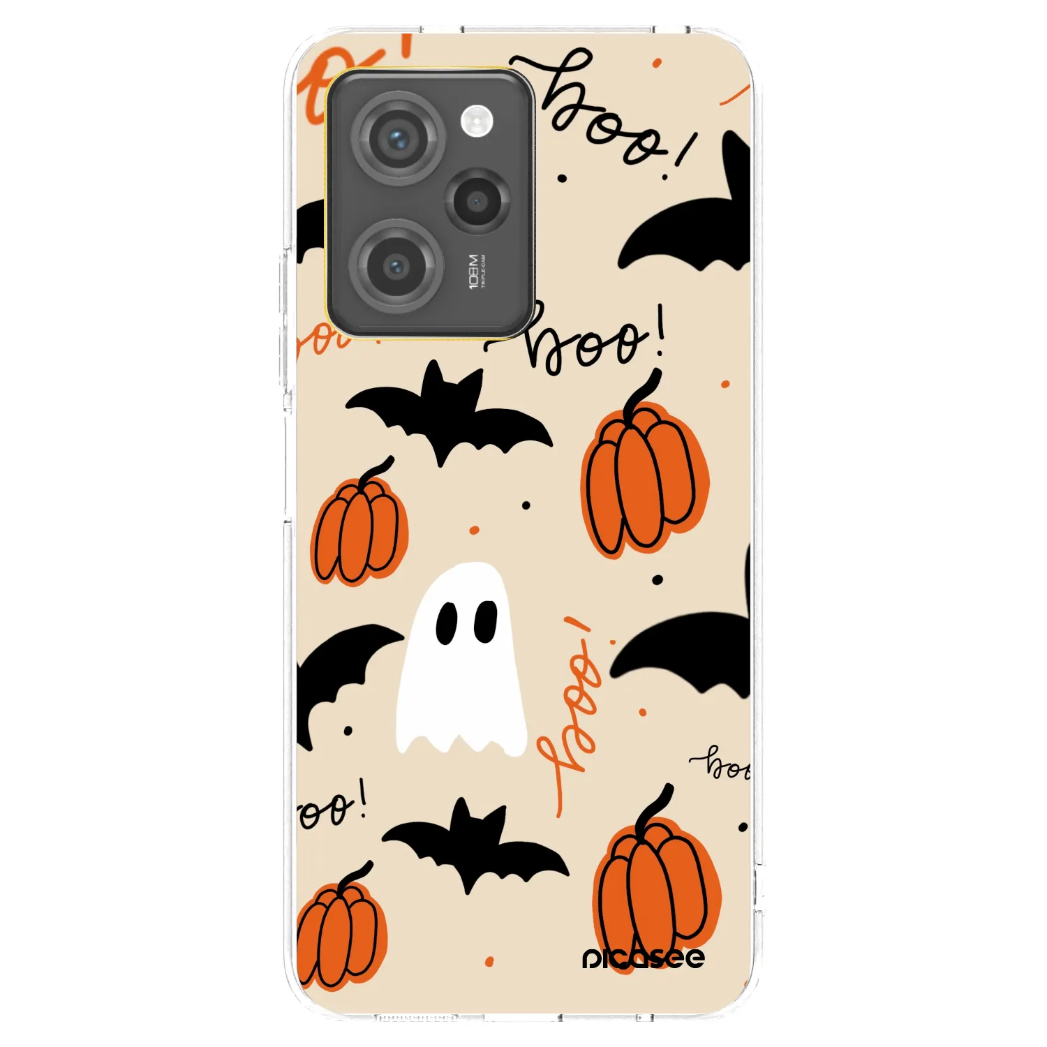 Picasee silikonový černý obal pro Xiaomi Poco X5 Pro - Halloween 26