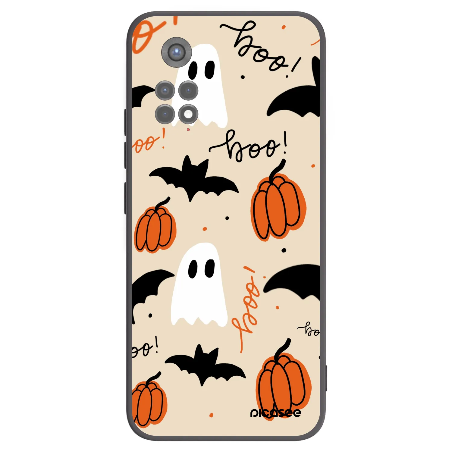 Picasee silikonový černý obal pro Xiaomi Redmi Note 11S 5G - Halloween 26