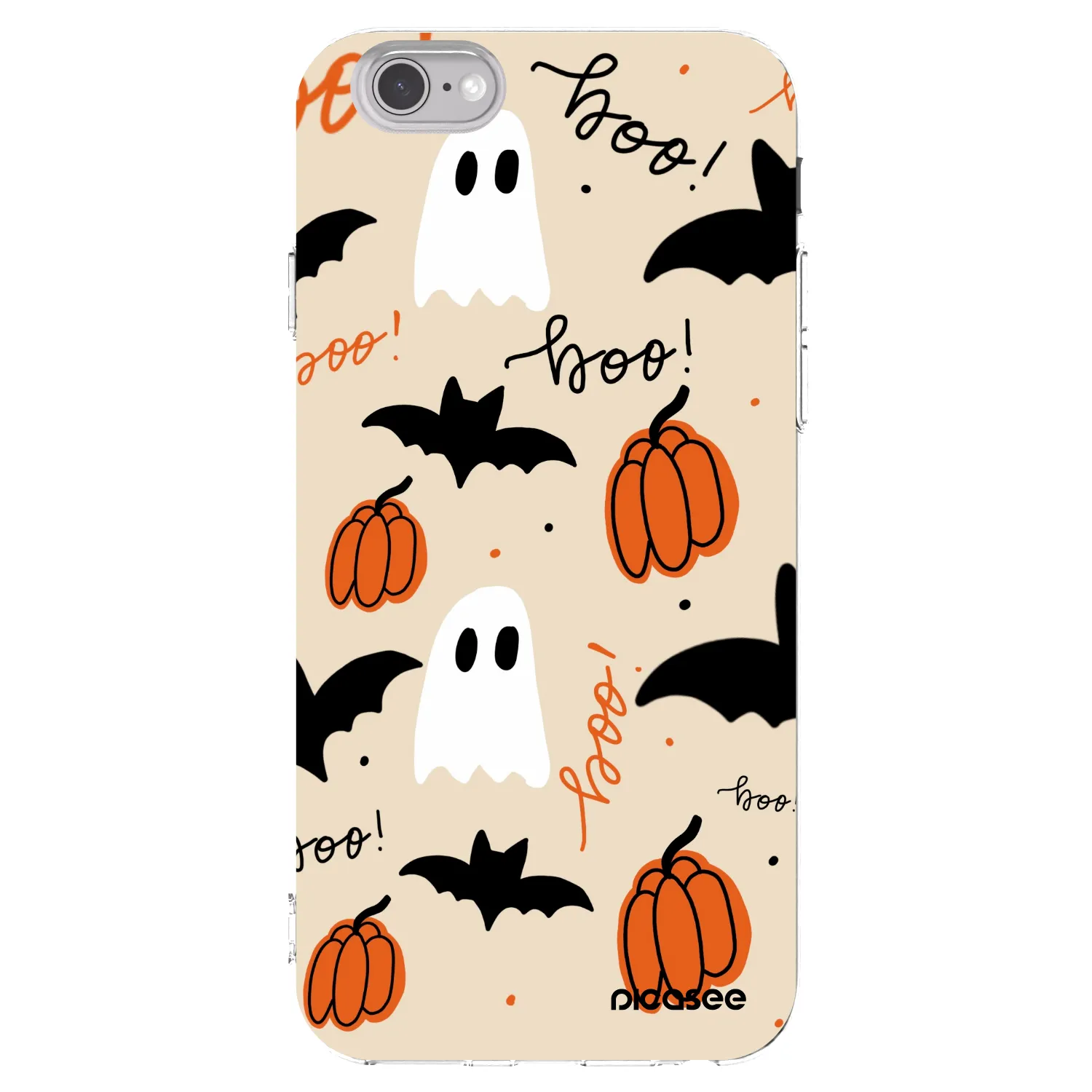 Picasee silikonový průhledný obal pro Apple iPhone 6/6S - Halloween 26