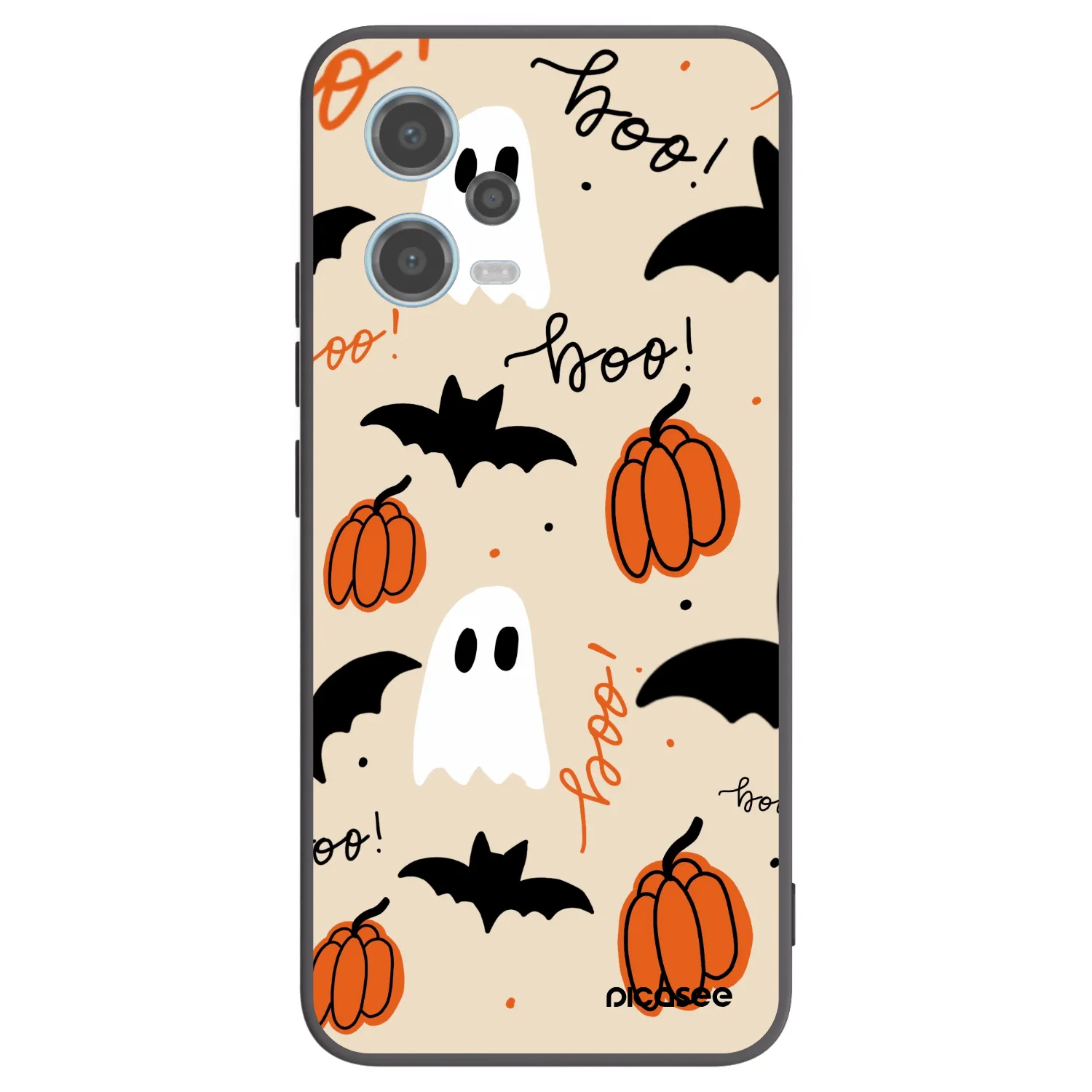 Picasee silikonový černý obal pro Xiaomi Redmi Note 12 5G - Halloween 26