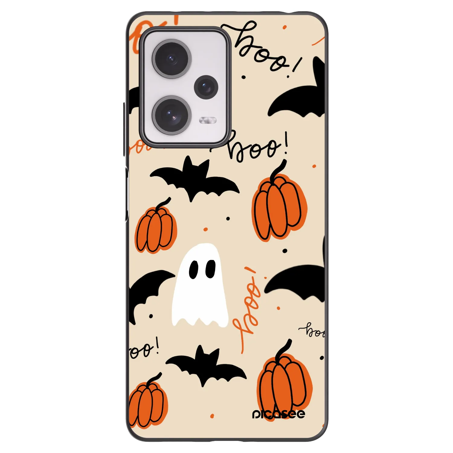 Picasee silikonový černý obal pro Xiaomi Redmi Note 12 Pro+ 5G - Halloween 26