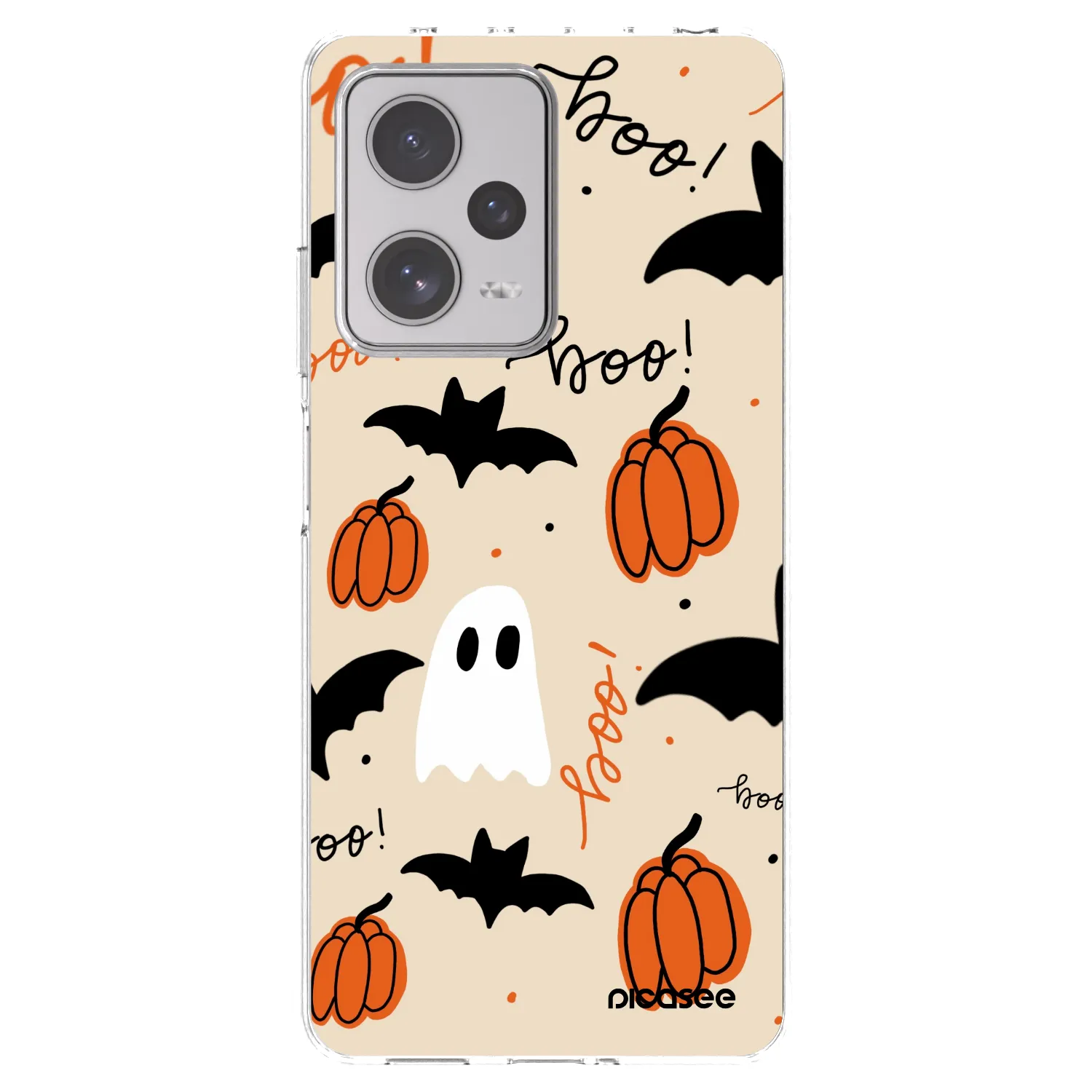 Picasee silikonový průhledný obal pro Xiaomi Redmi Note 12 Pro+ 5G - Halloween 26