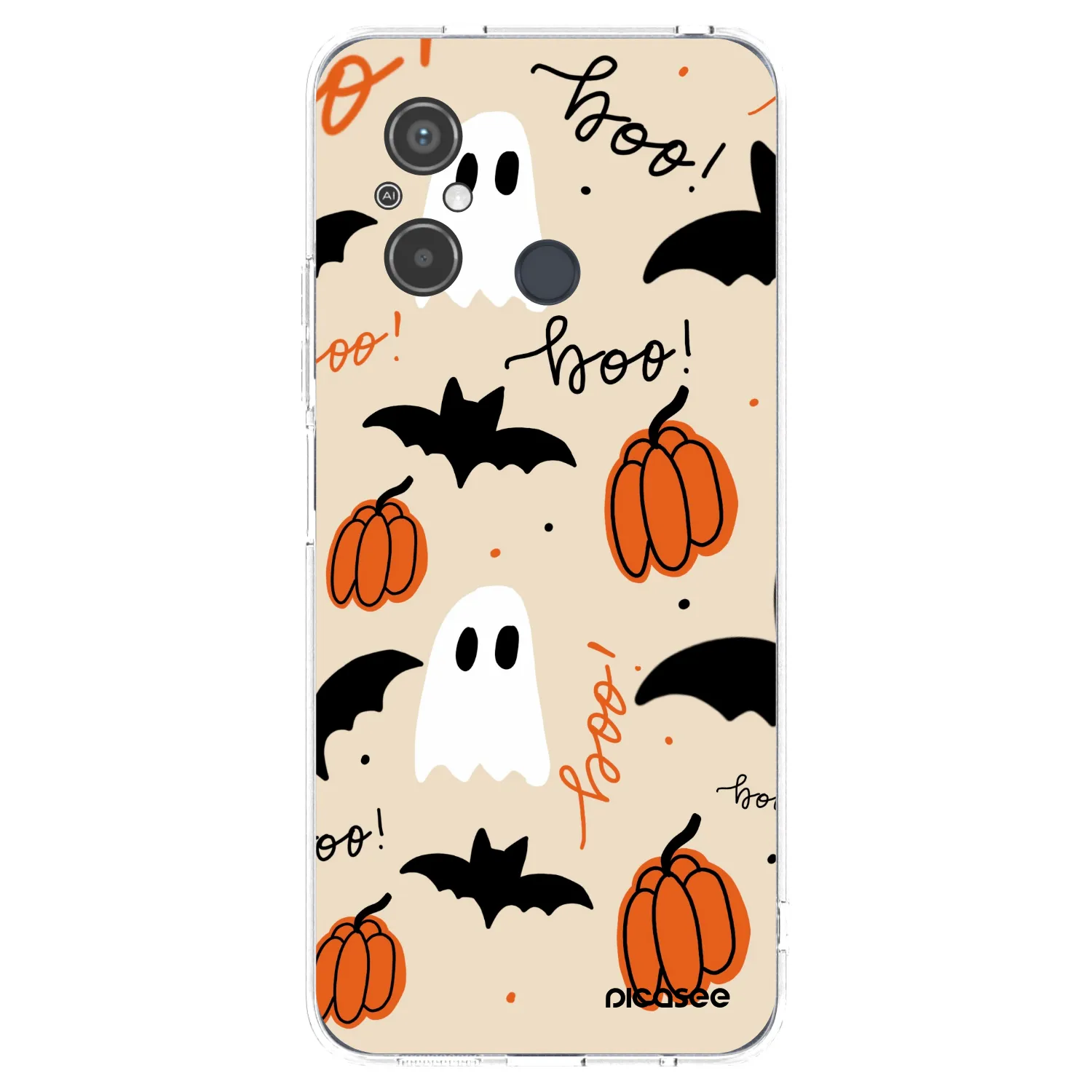 Picasee silikonový průhledný obal pro Xiaomi Redmi 12C - Halloween 26