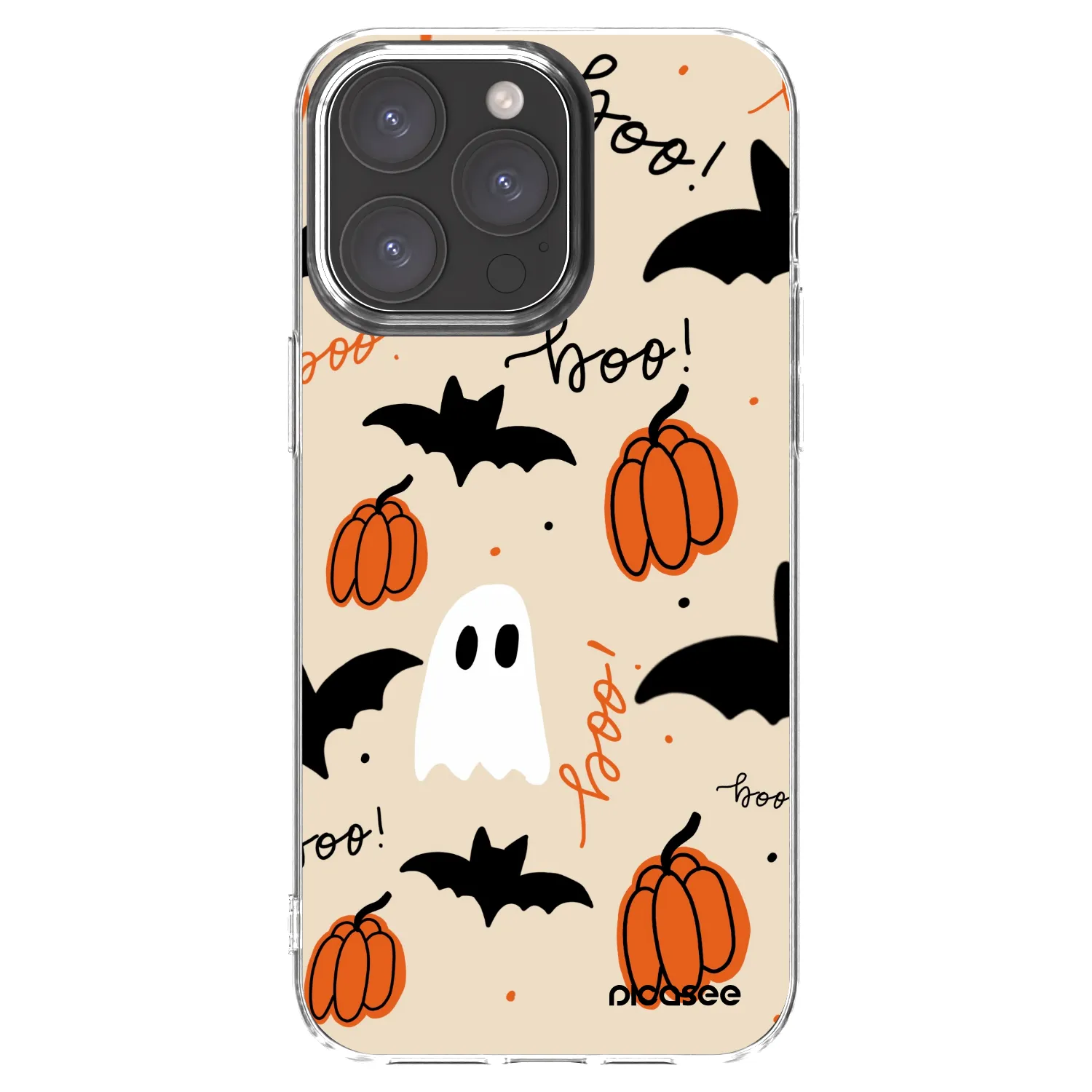 Picasee silikonový průhledný obal pro Apple iPhone 15 Pro Max - Halloween 26