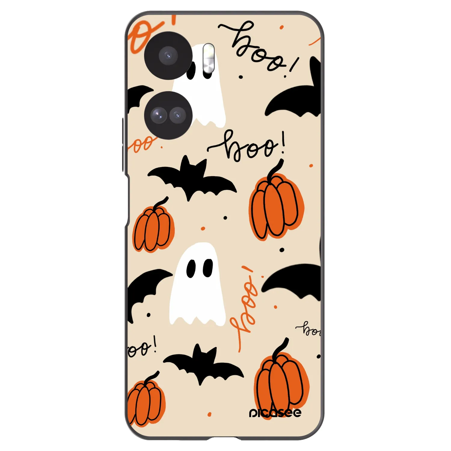 Picasee silikonový černý obal pro Honor 90 Lite 5G - Halloween 26