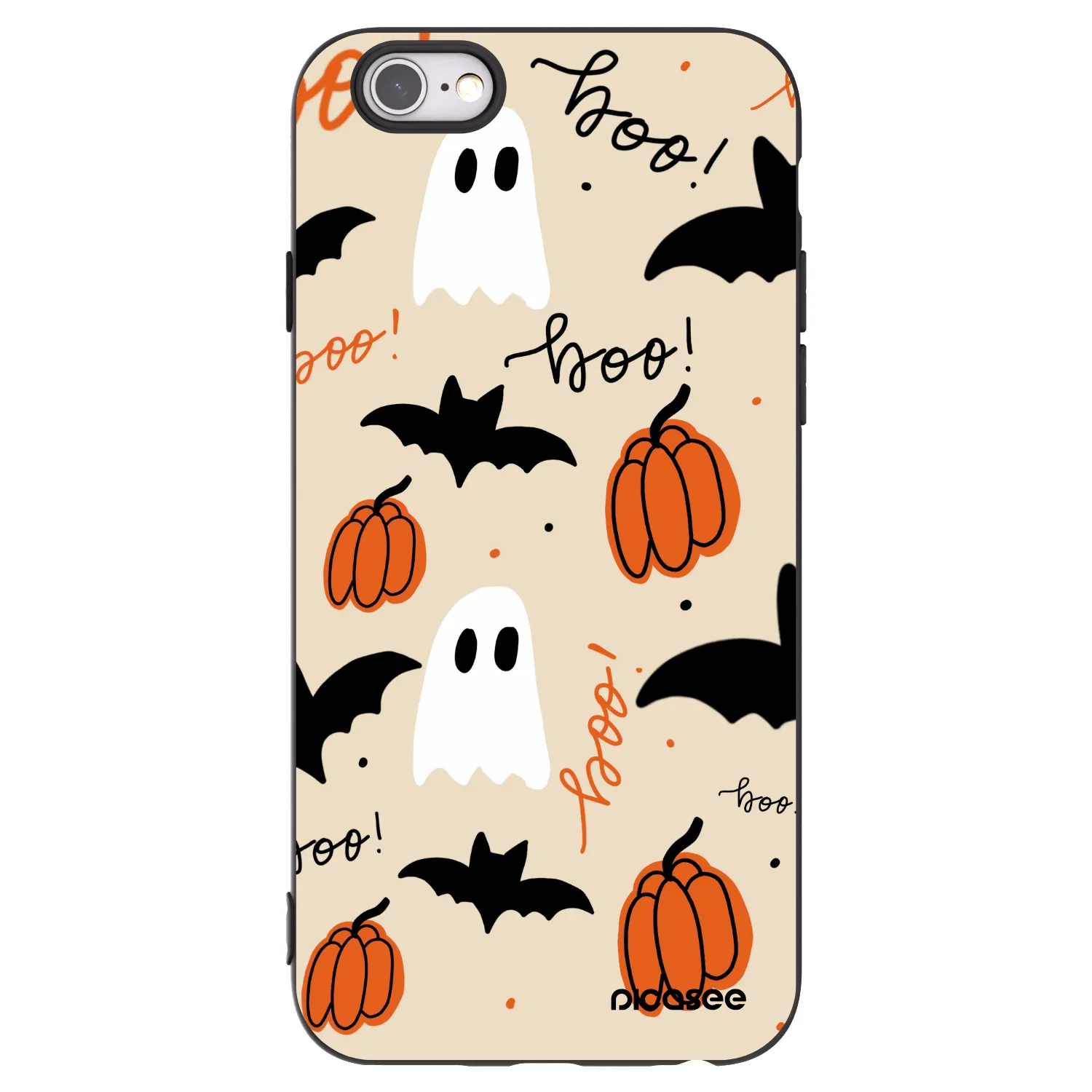 Picasee silikonový černý obal pro Apple iPhone 6/6S - Halloween 26