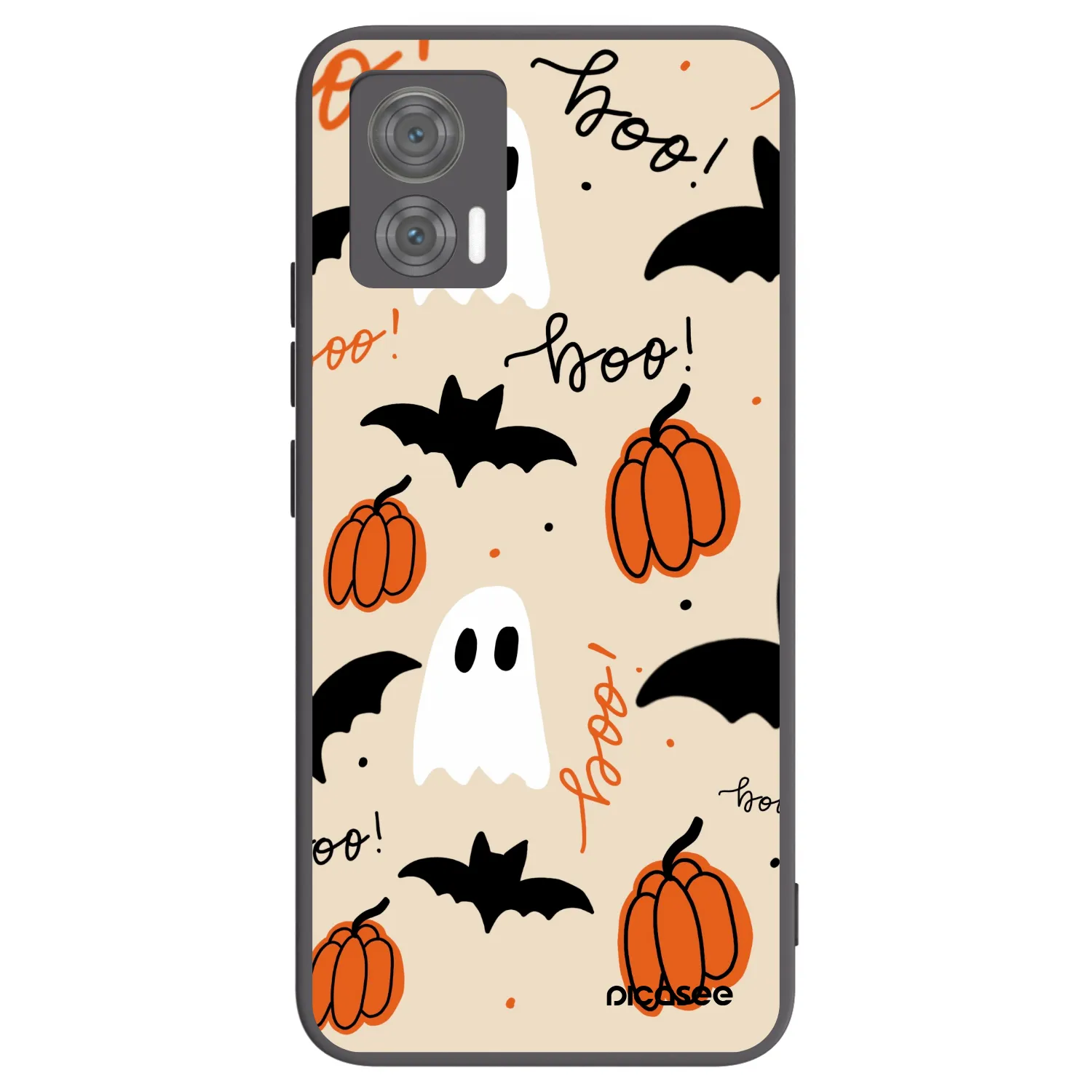 Picasee silikonový černý obal pro Motorola Edge 30 Neo - Halloween 26