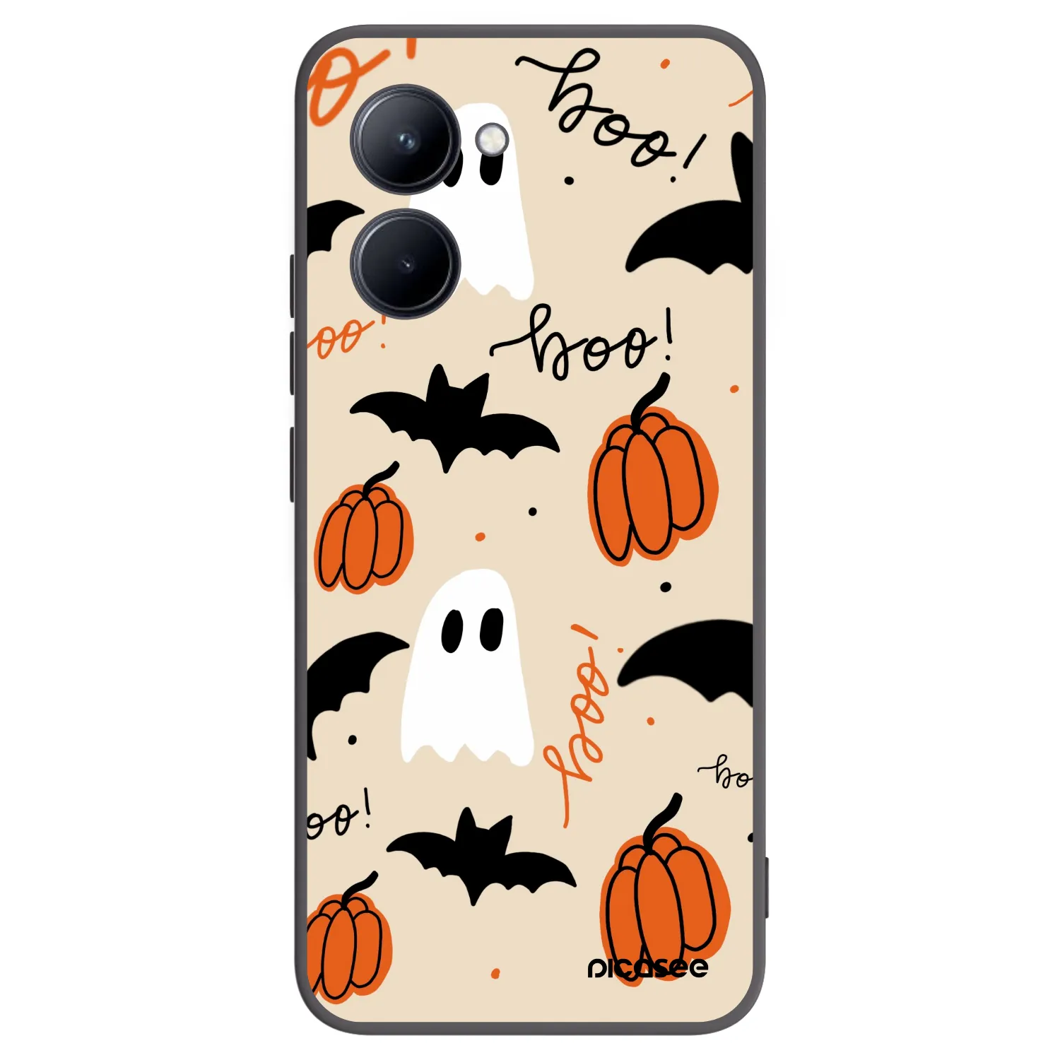 Picasee silikonový černý obal pro Realme C33 (2023) - Halloween 26