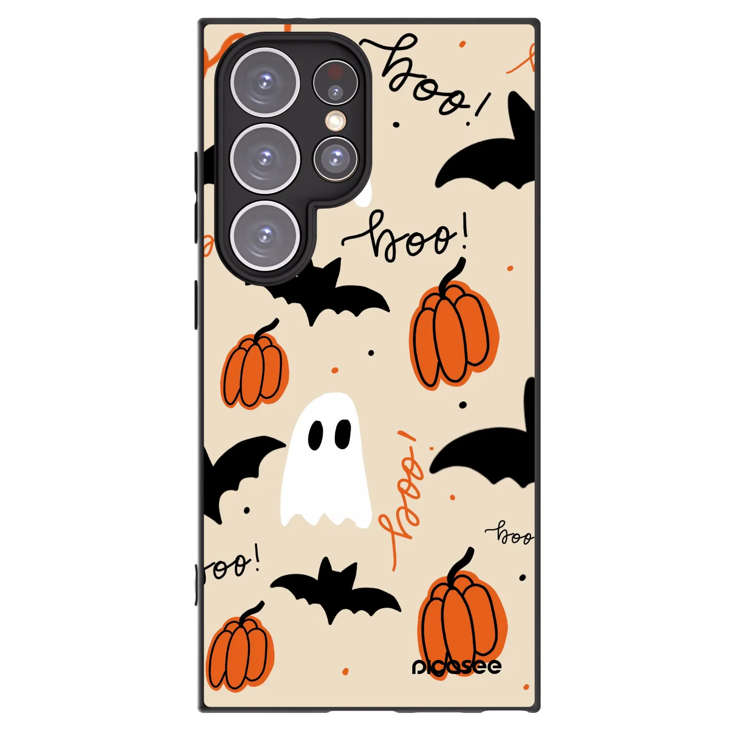 Picasee silikonový černý obal pro Samsung Galaxy S24 Ultra S928B 5G - Halloween 26
