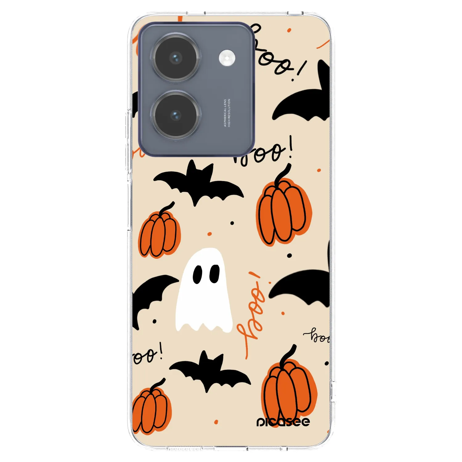 Picasee silikonový průhledný obal pro Vivo Y36 4G - Halloween 26