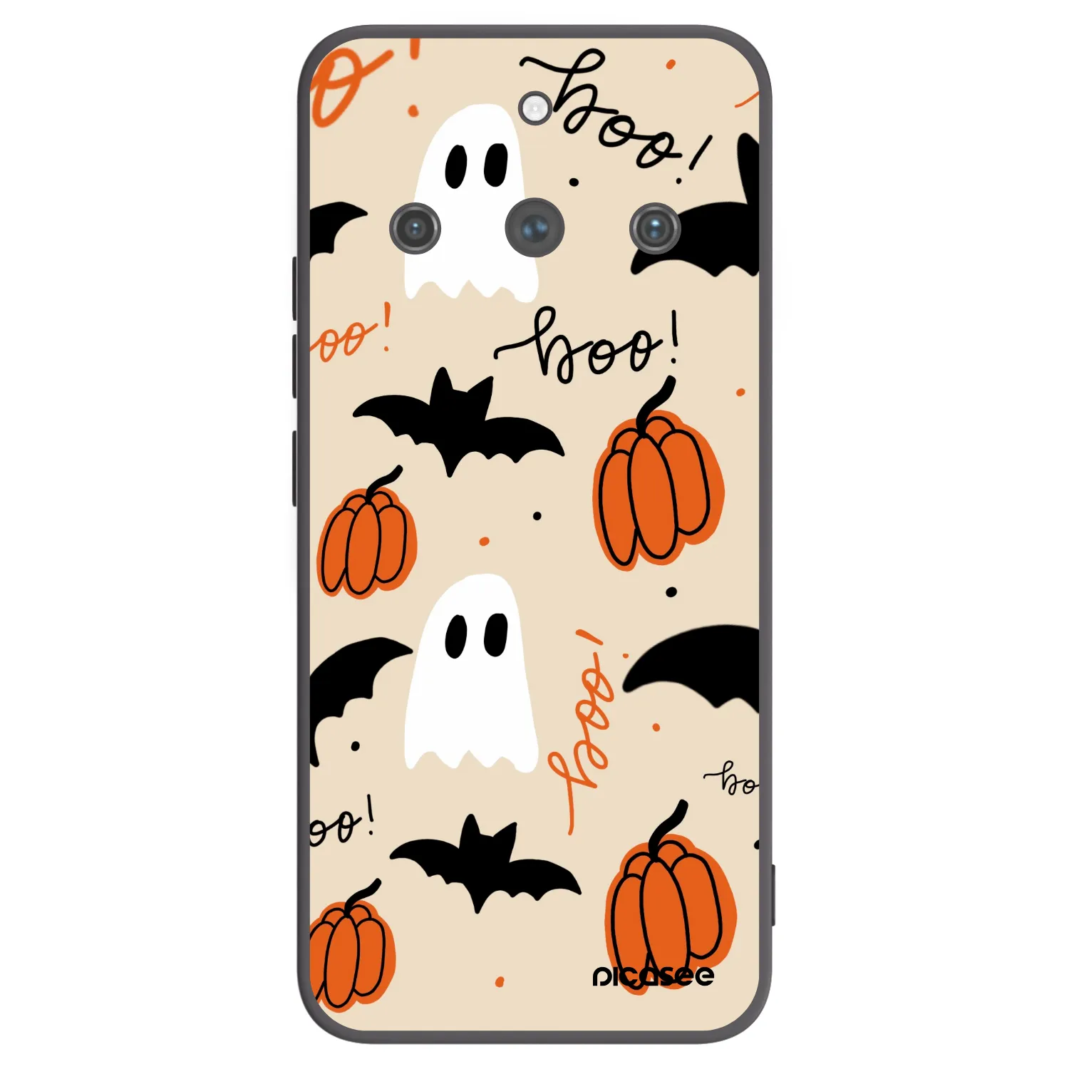 Picasee silikonový černý obal pro Realme 11 Pro+ - Halloween 26