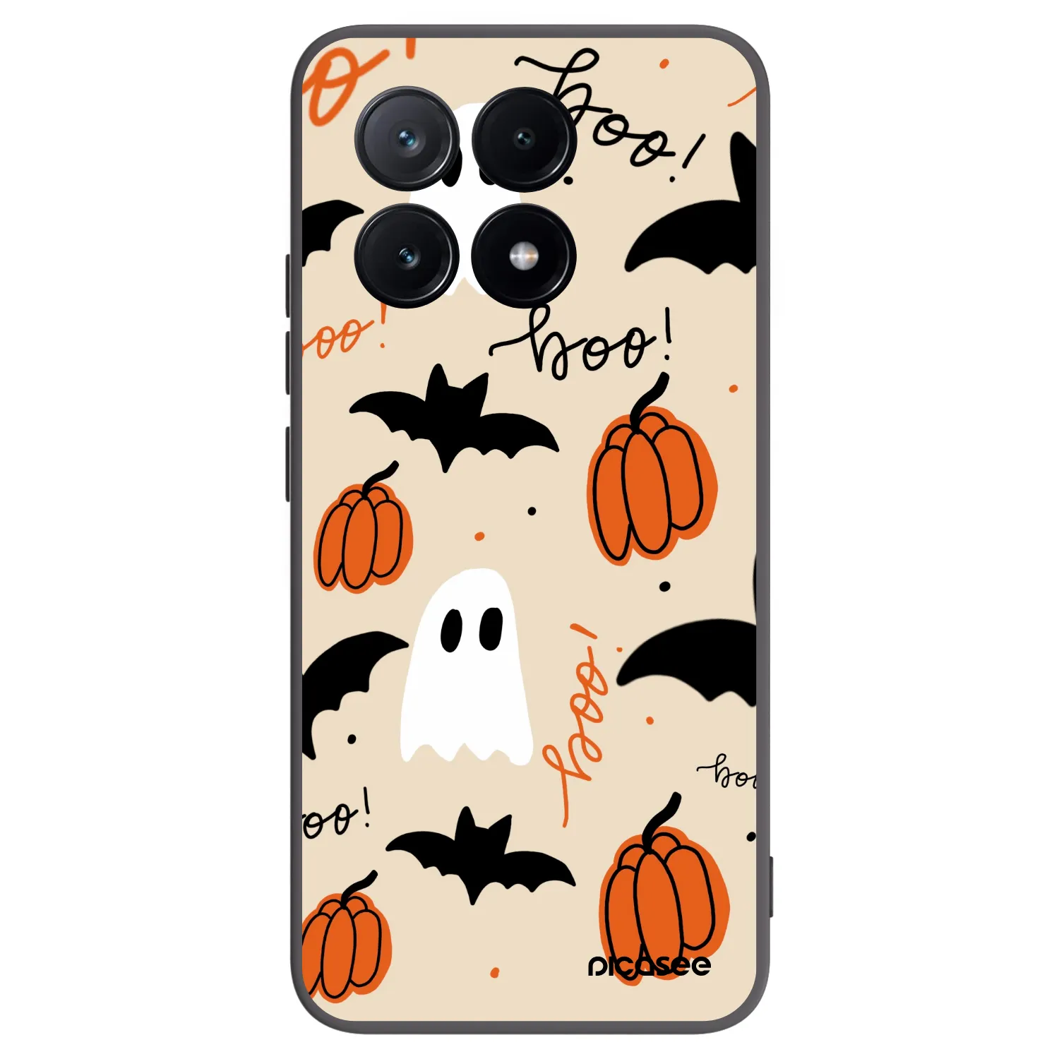 Picasee silikonový černý obal pro Xiaomi Poco X6 Pro - Halloween 26