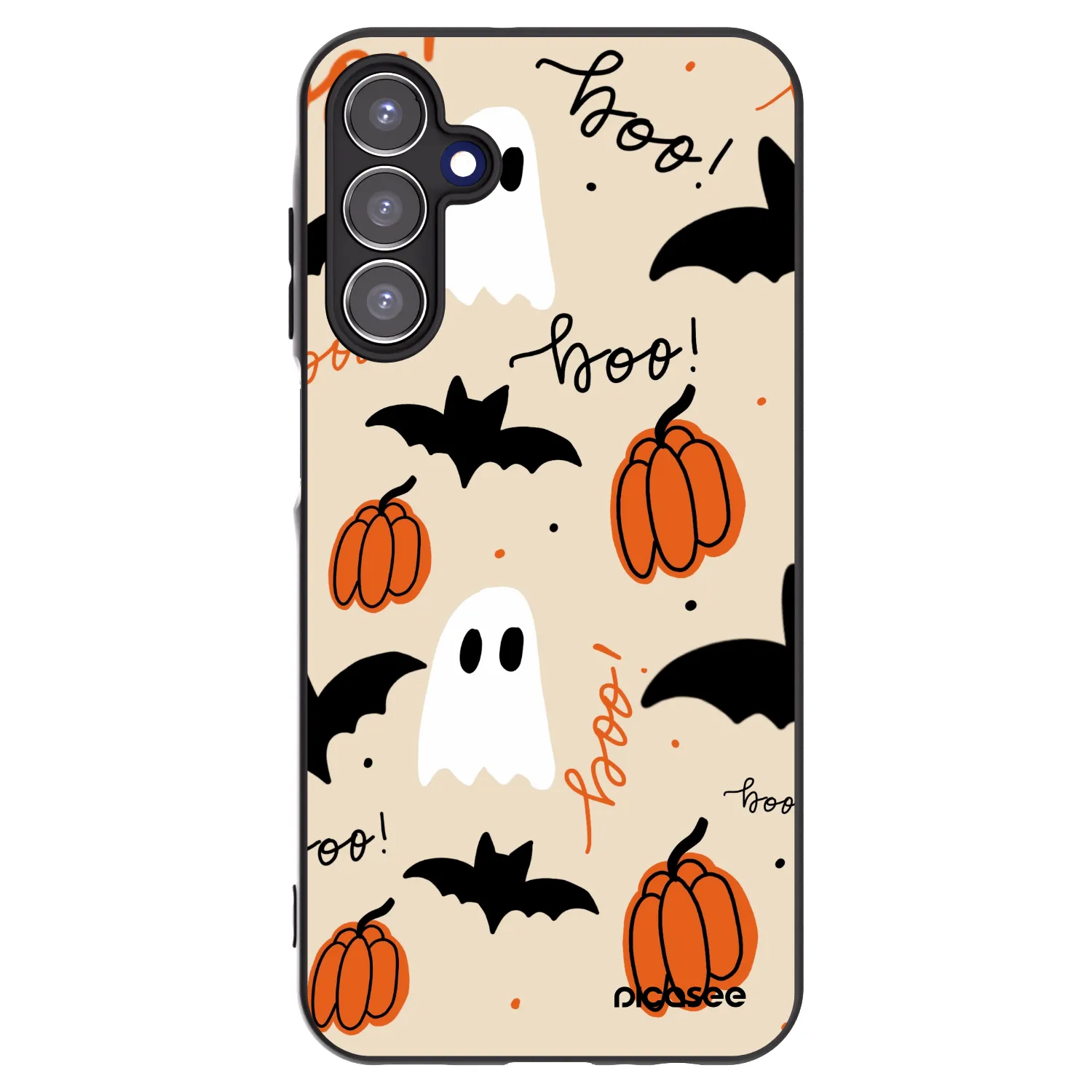 Picasee silikonový černý obal pro Samsung Galaxy A15 A155F 4G - Halloween 26