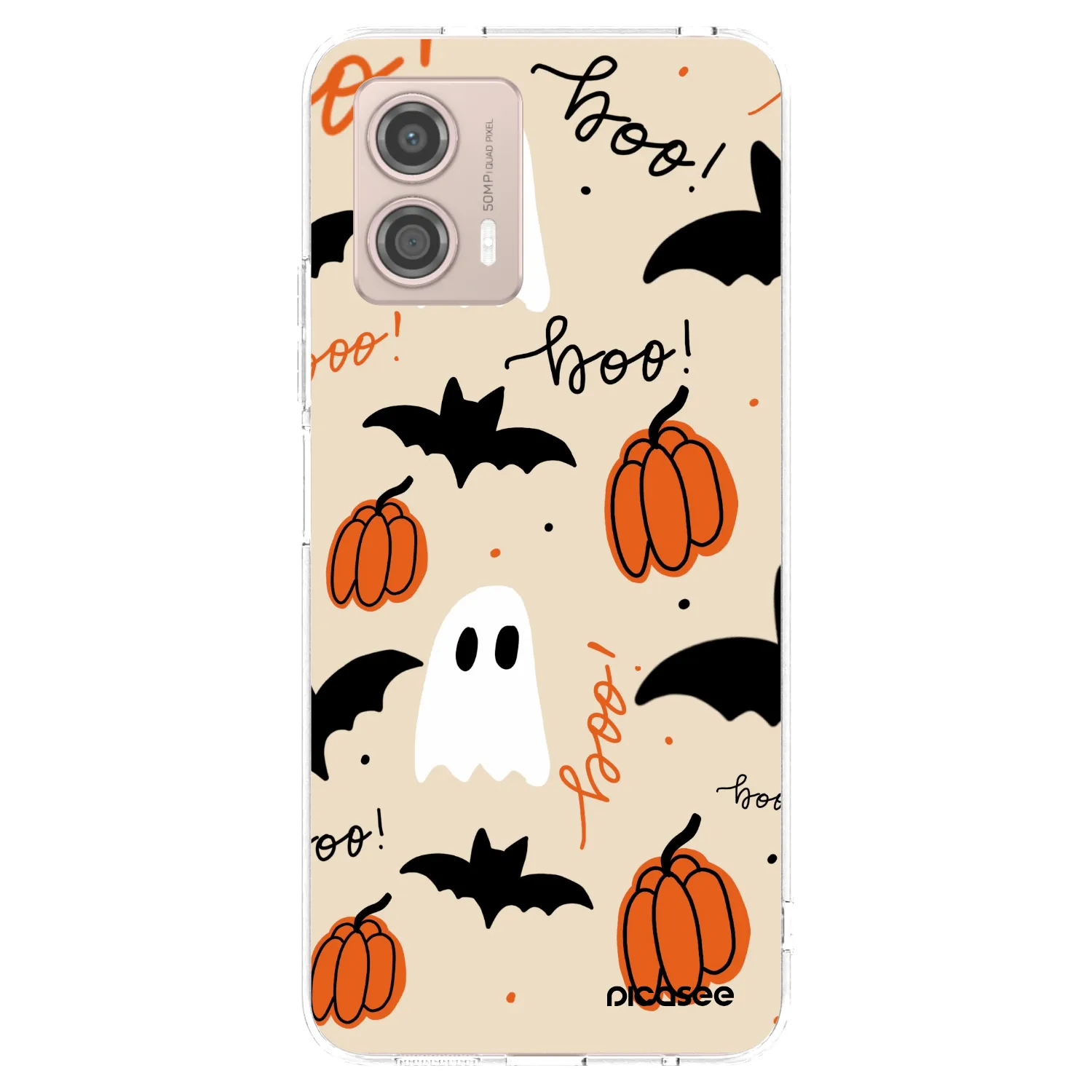 Picasee silikonový průhledný obal pro Motorola Moto G53 5G - Halloween 26