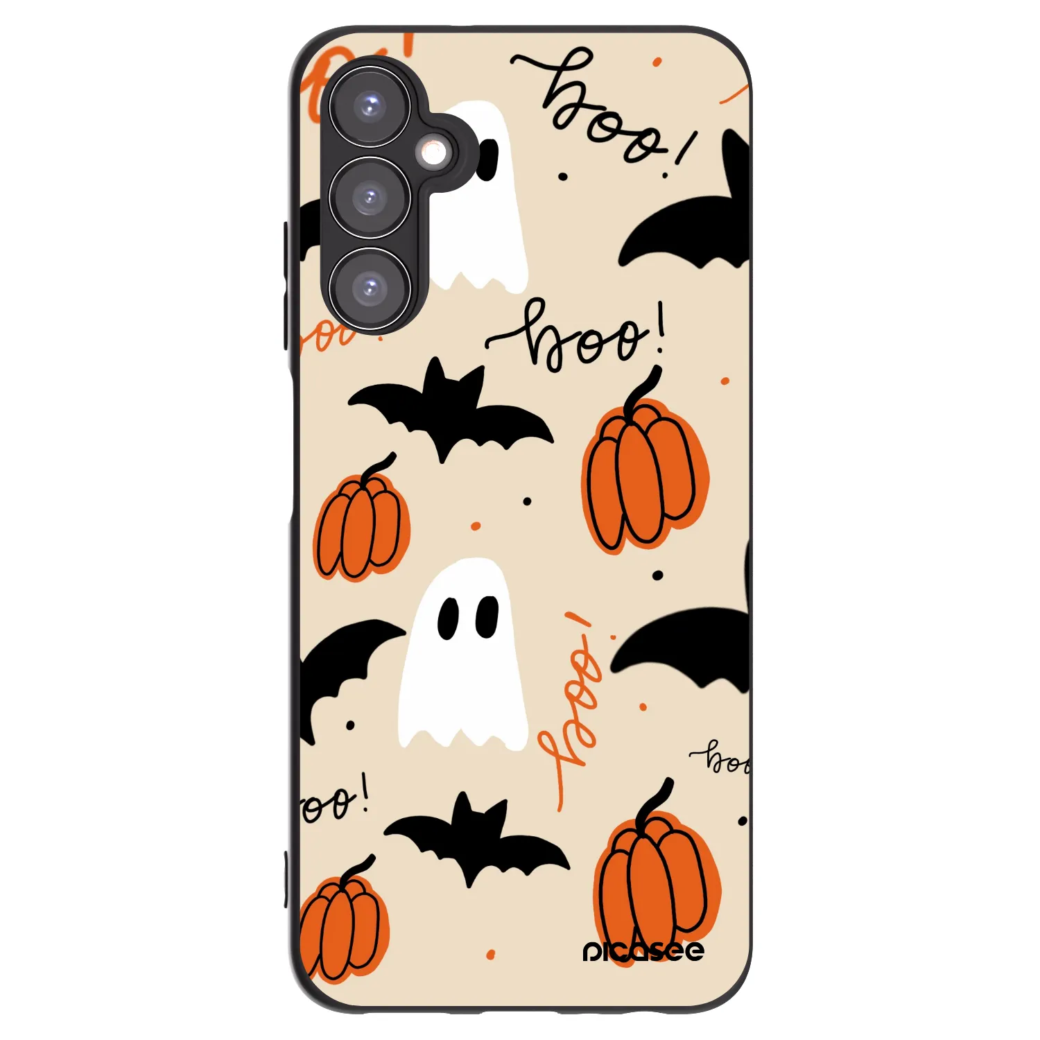 Picasee silikonový černý obal pro Samsung Galaxy A05s A057G - Halloween 26