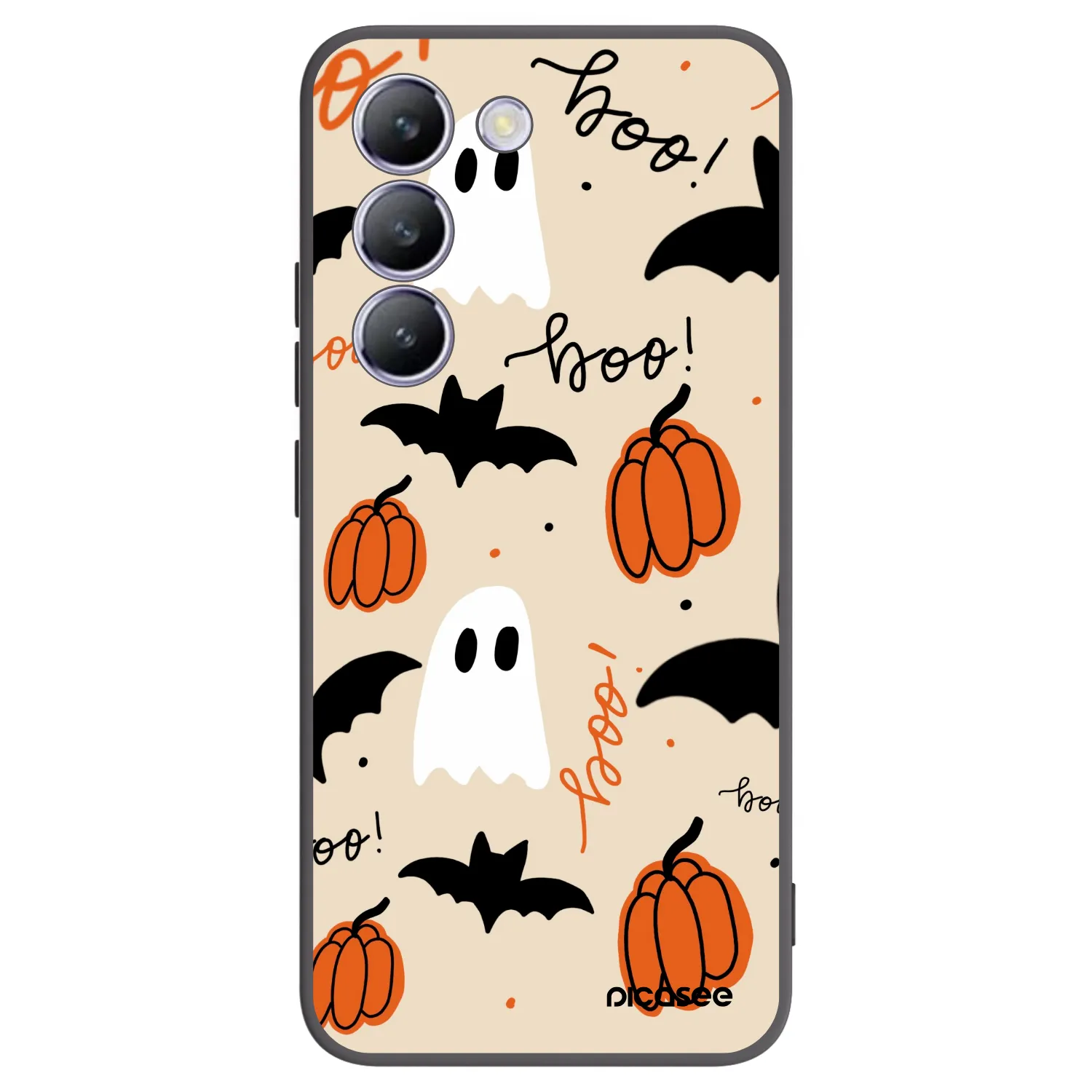 Picasee silikonový černý obal pro Vivo V40 SE 5G - Halloween 26